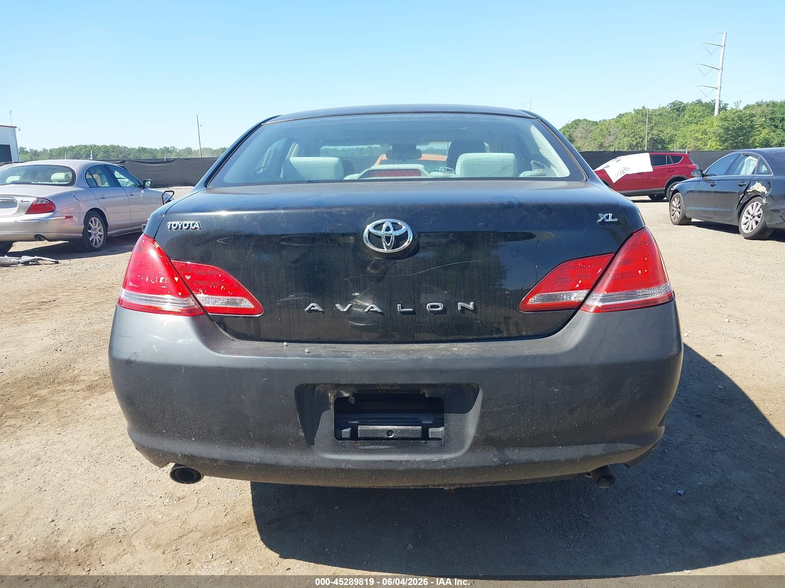 2007 Toyota Avalon Xl Black vin: 4T1BK36B07U221903