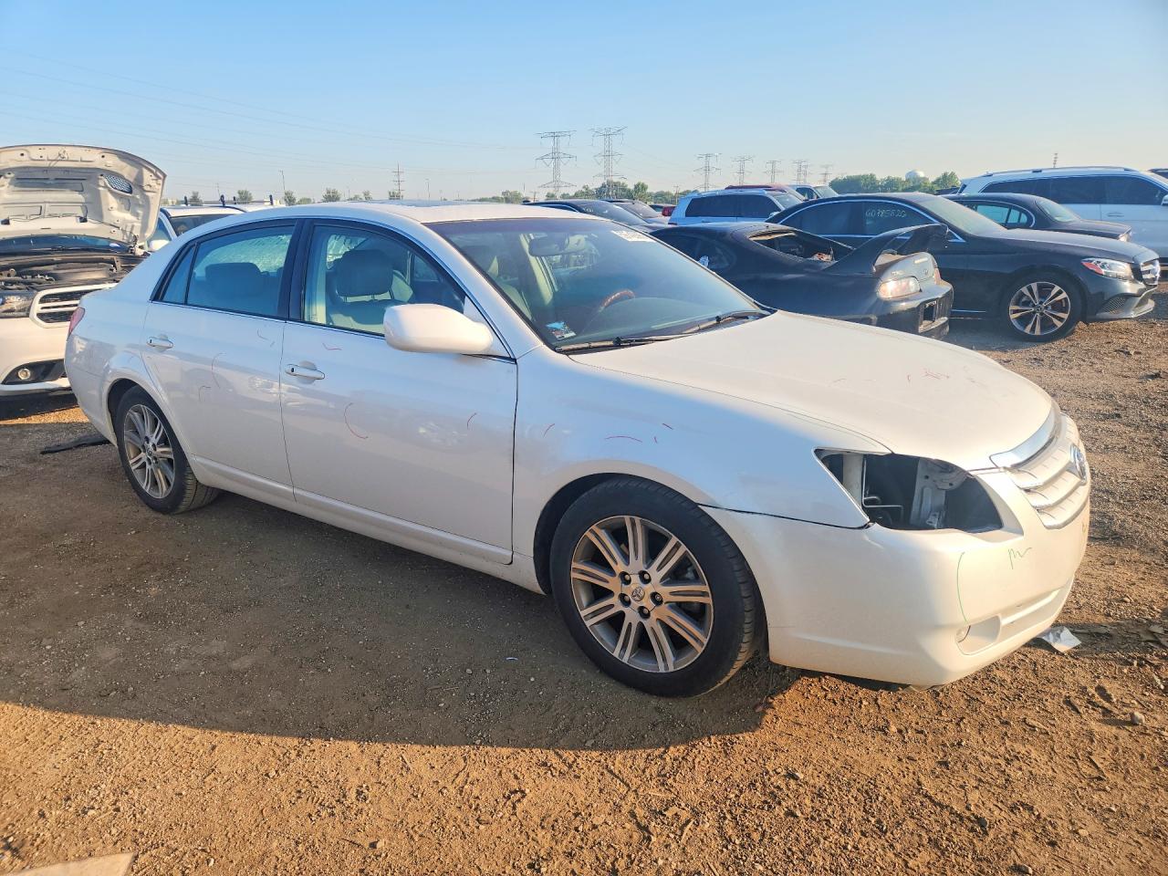 2007 Toyota Avalon Limited Белый vin: 4T1BK36B07U232044