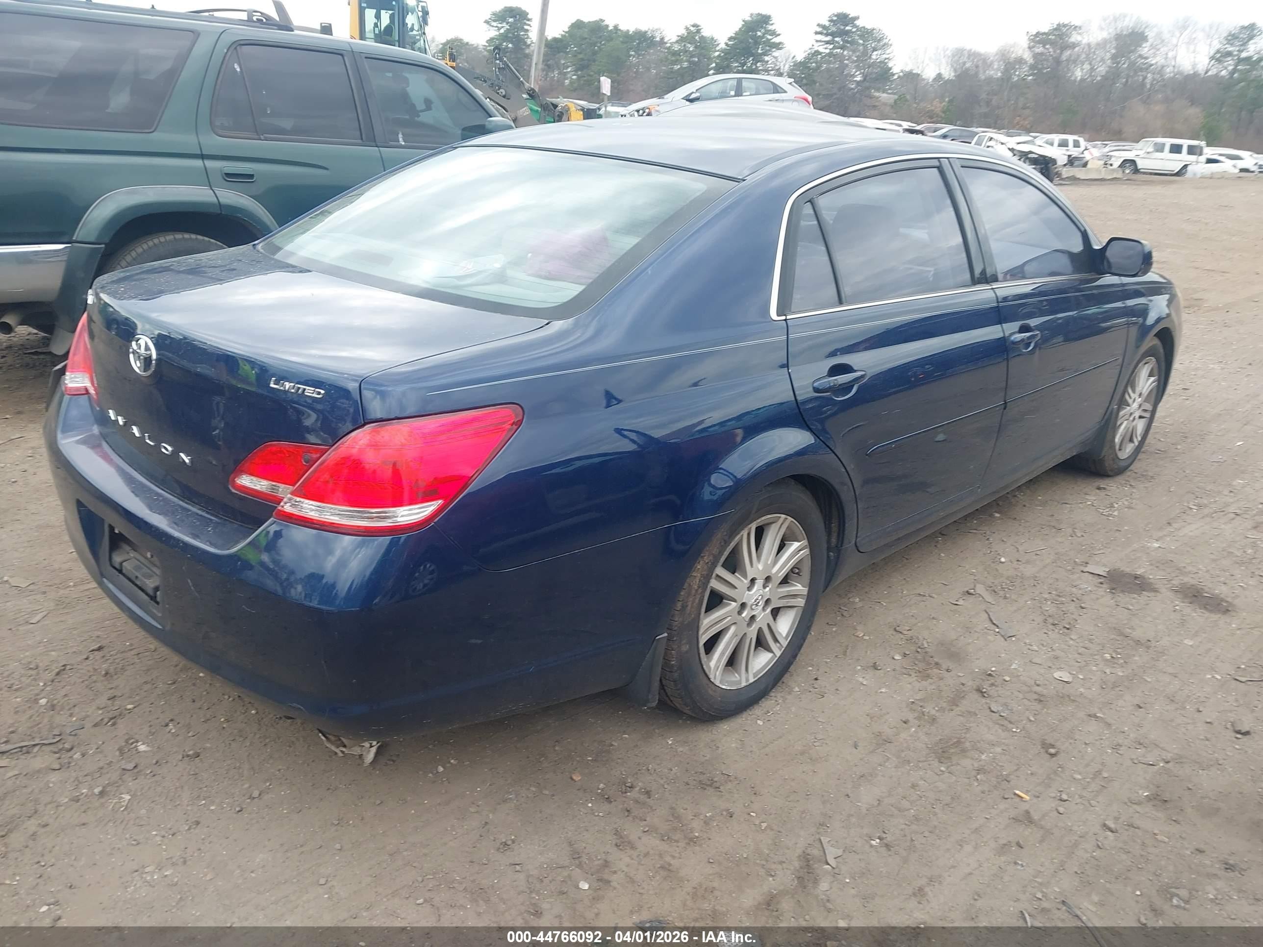 2007 Toyota Avalon Limited Blue vin: 4T1BK36B07U241293
