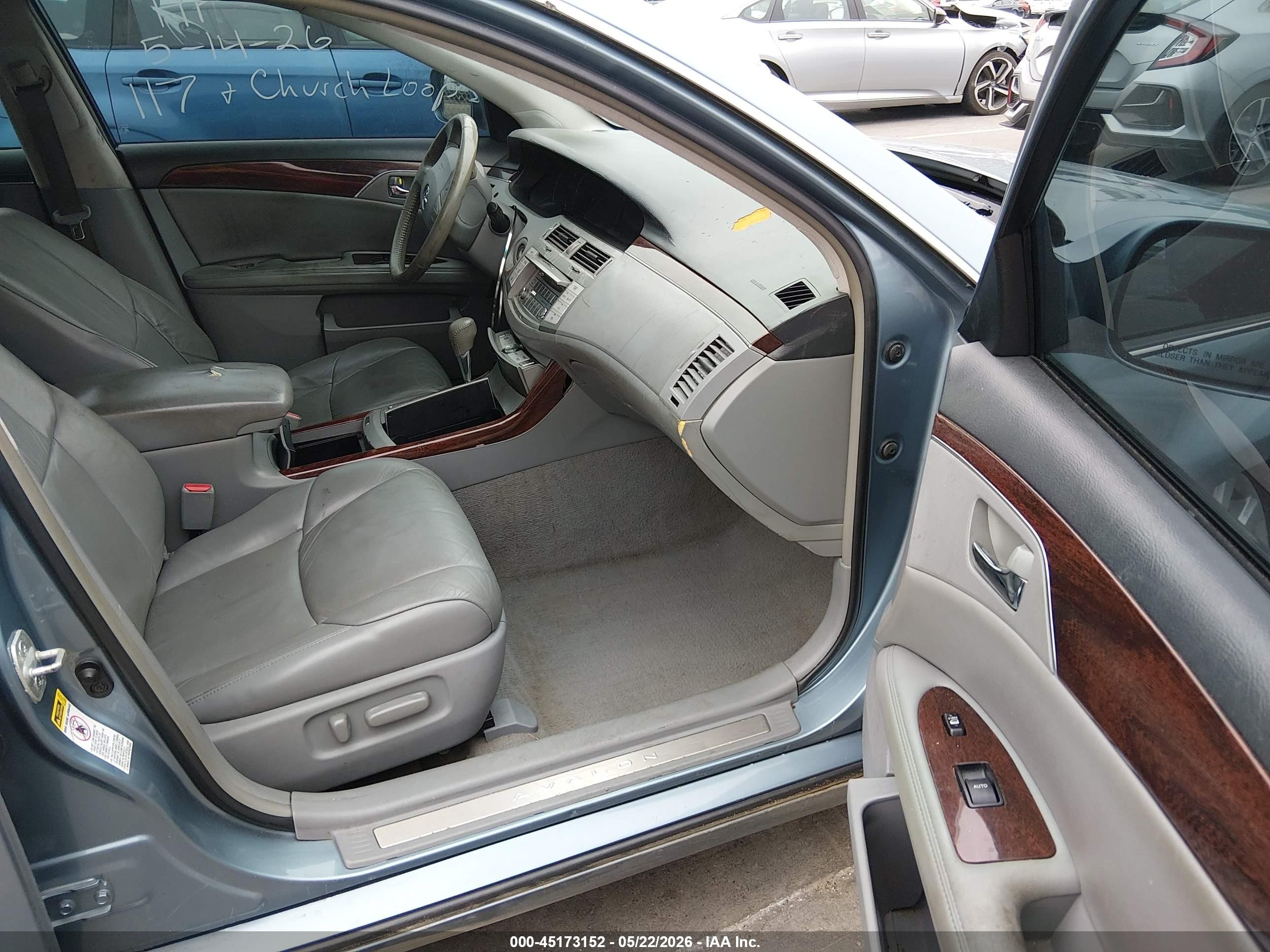 2008 Toyota Avalon Xls Blue vin: 4T1BK36B08U259035