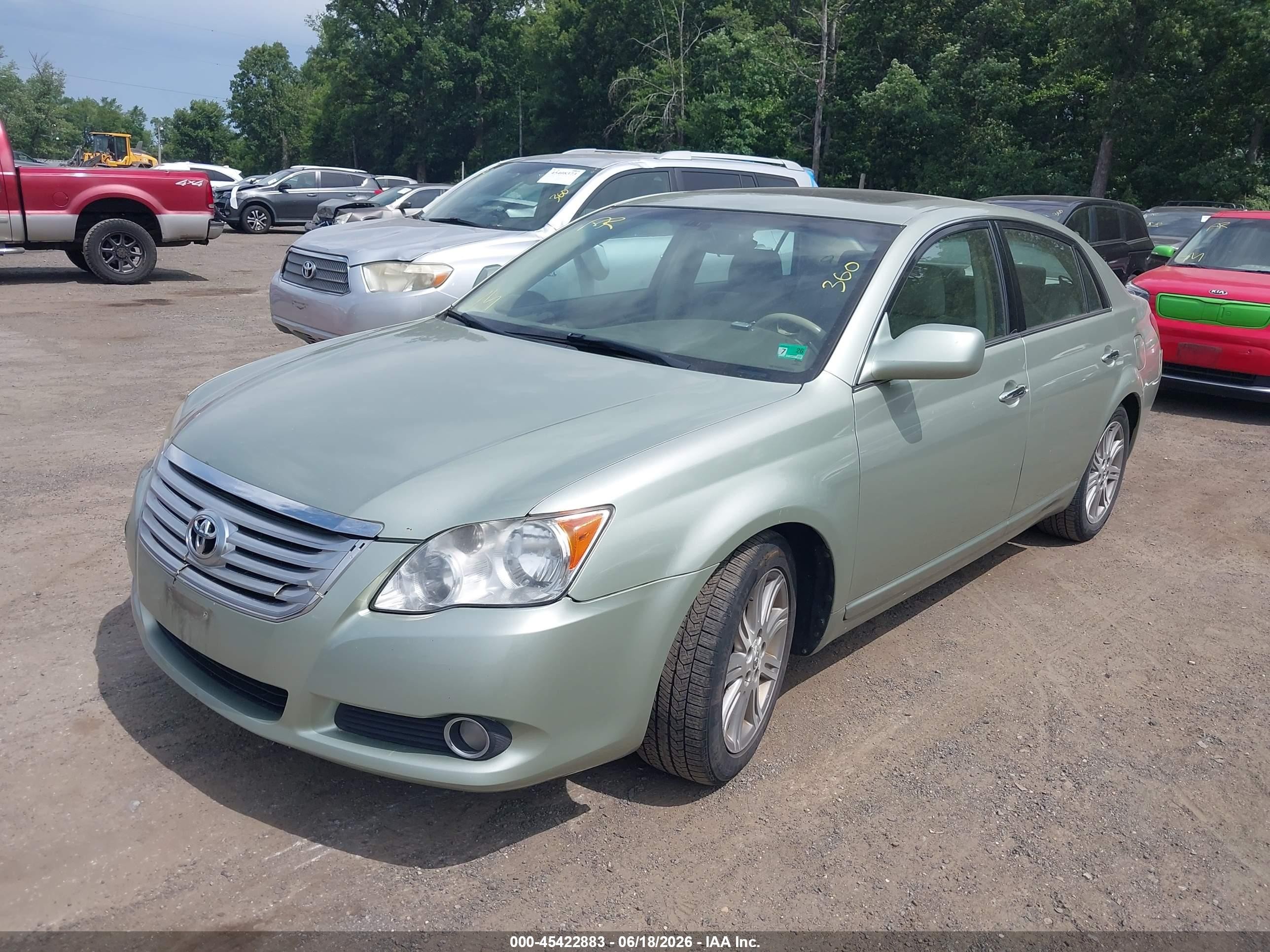 2008 Toyota Avalon Limited Green vin: 4T1BK36B08U278636