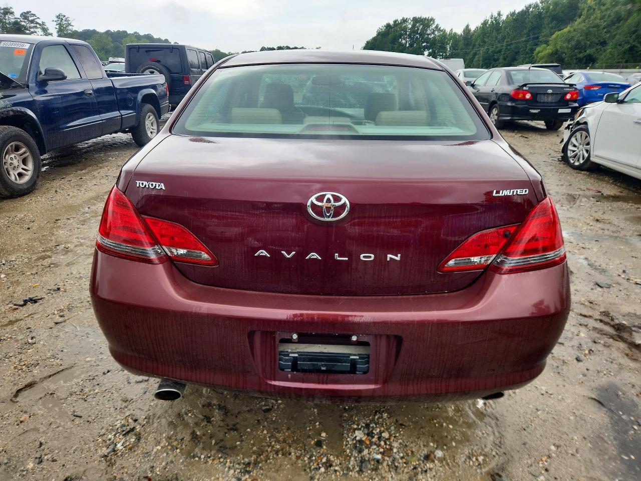 2008 Toyota Avalon Limited Бордовый vin: 4T1BK36B08U302949