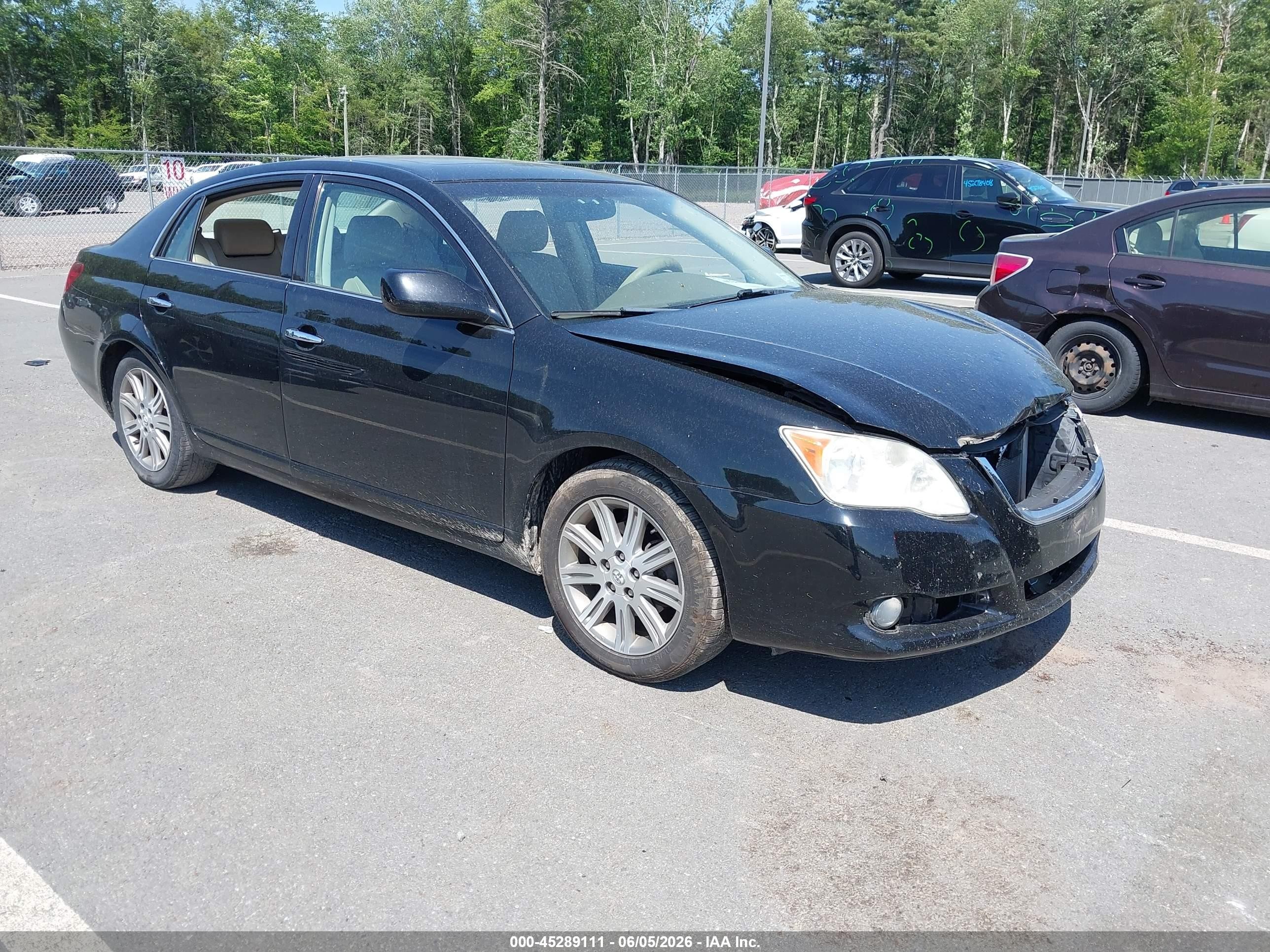 2008 Toyota Avalon Limited Black vin: 4T1BK36B08U312168