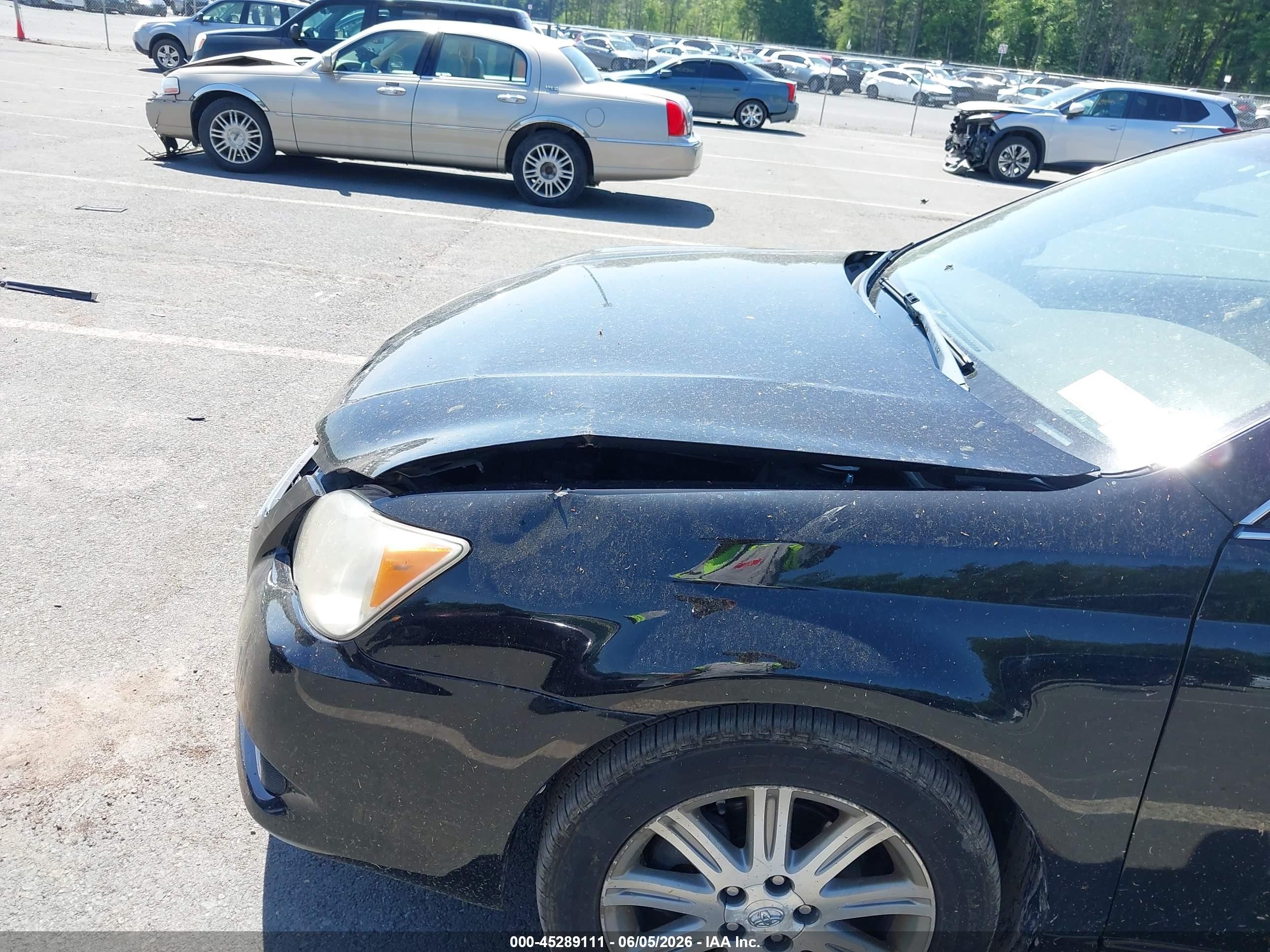 2008 Toyota Avalon Limited Черный vin: 4T1BK36B08U312168
