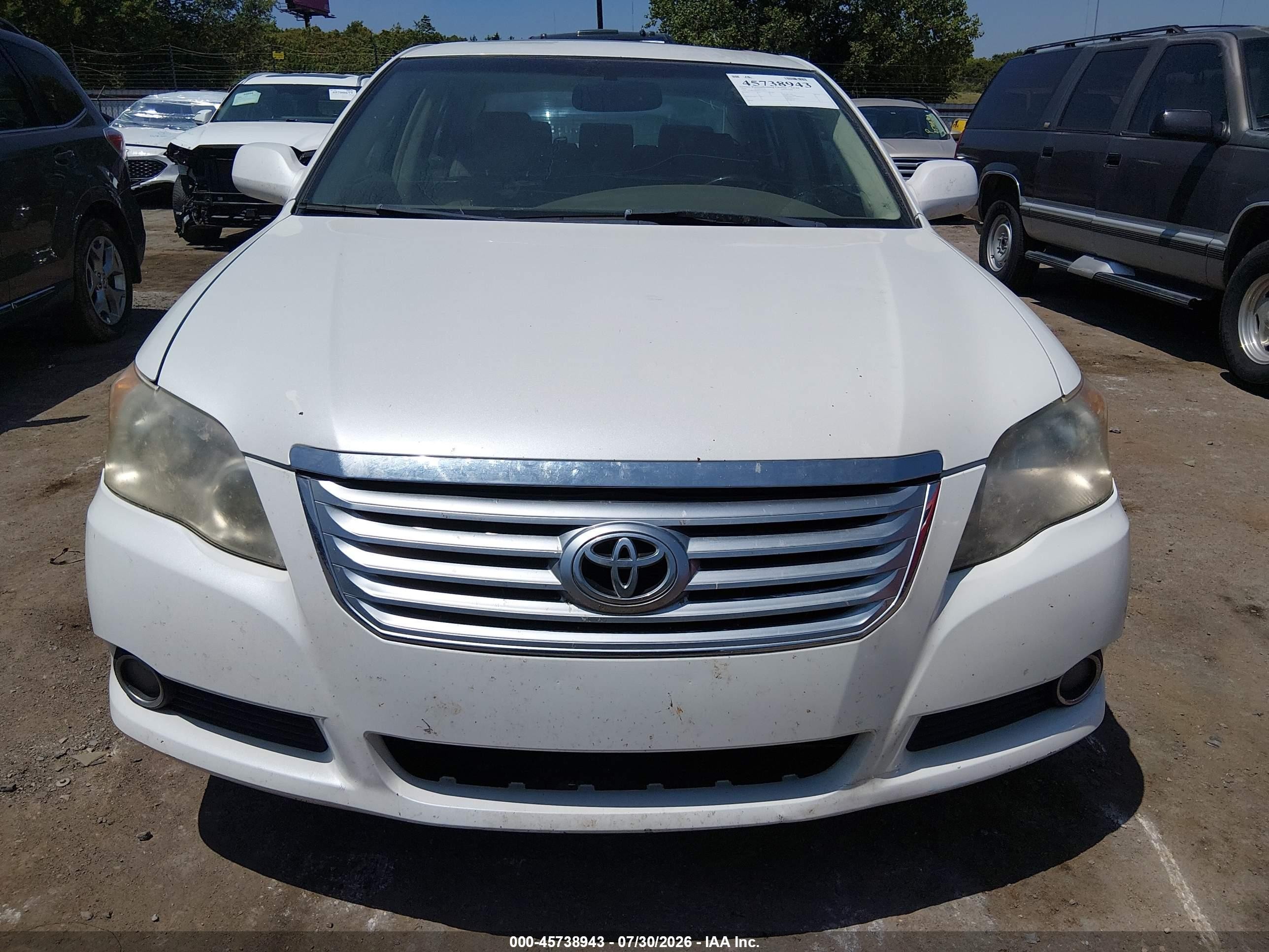 2009 Toyota Avalon Limited White vin: 4T1BK36B09U332017