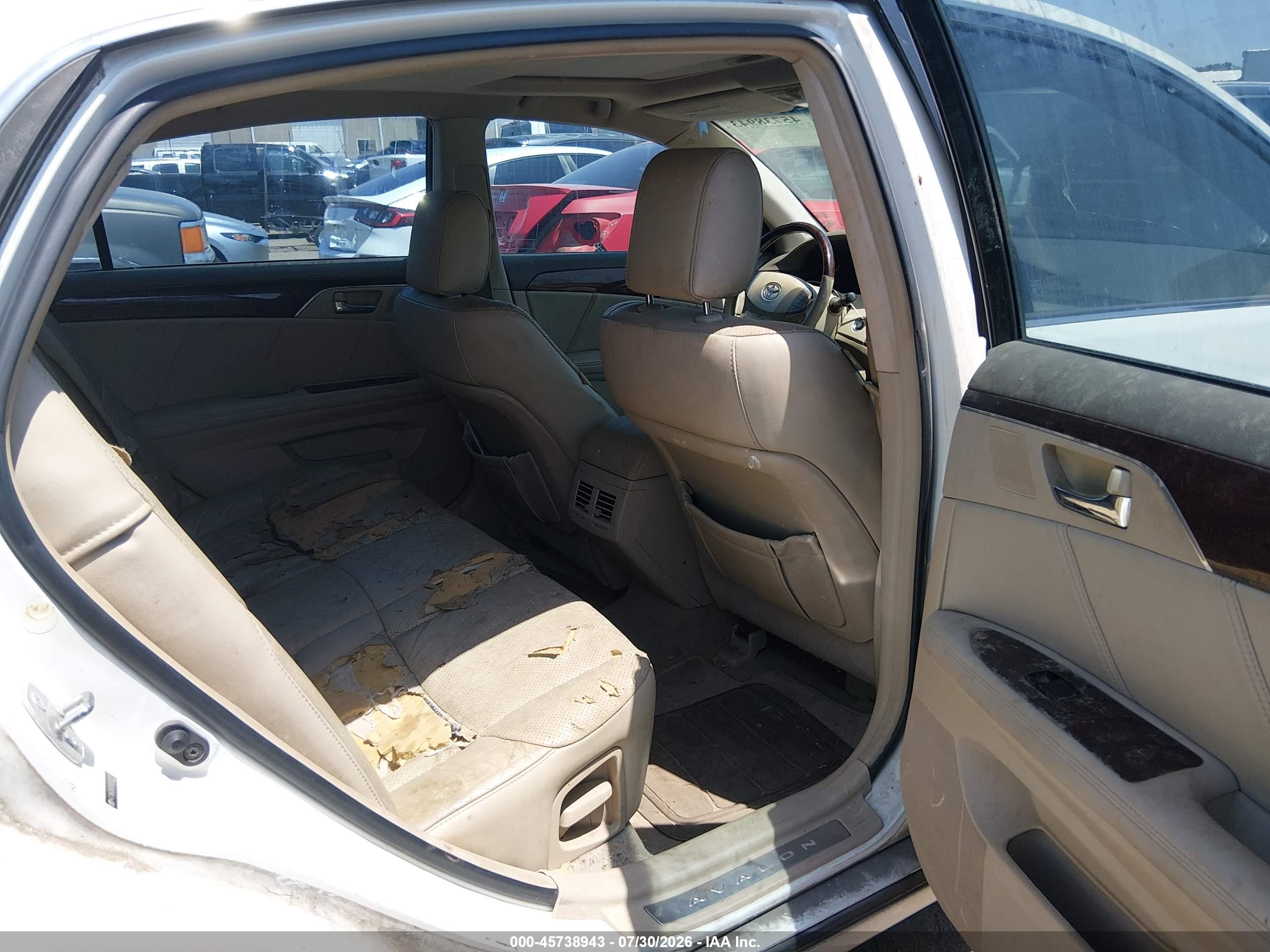 2009 Toyota Avalon Limited White vin: 4T1BK36B09U332017