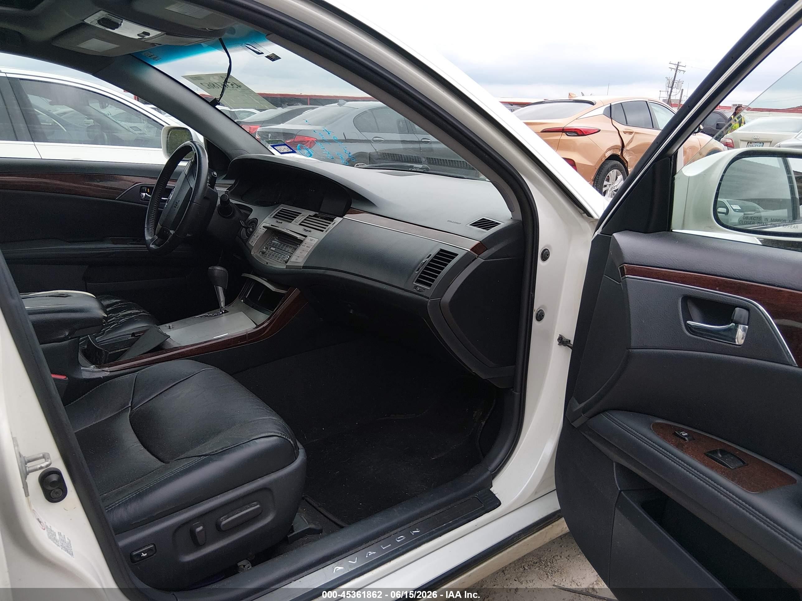 2009 Toyota Avalon Xls White vin: 4T1BK36B09U349531