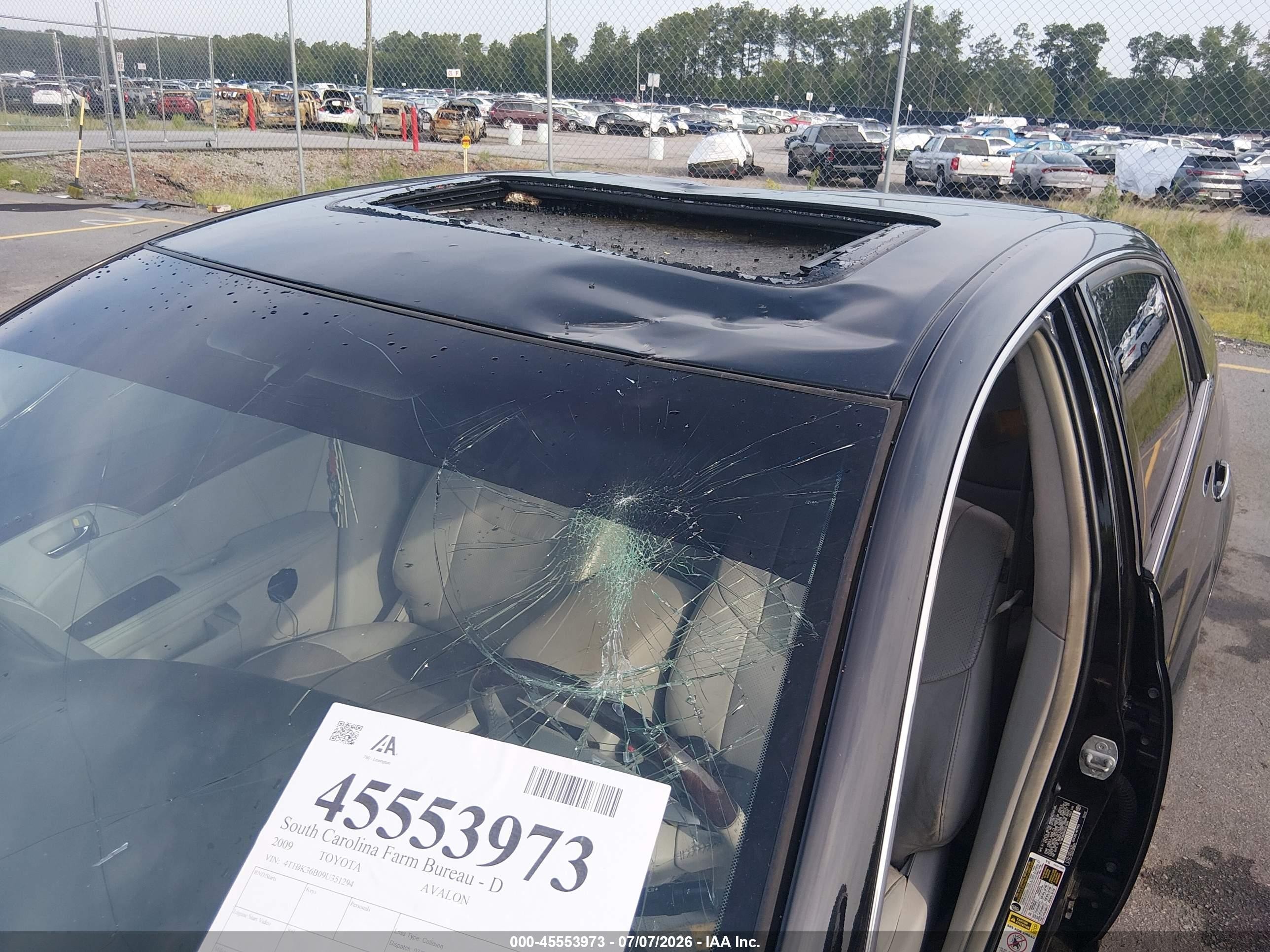 2009 Toyota Avalon Limited Black vin: 4T1BK36B09U351294