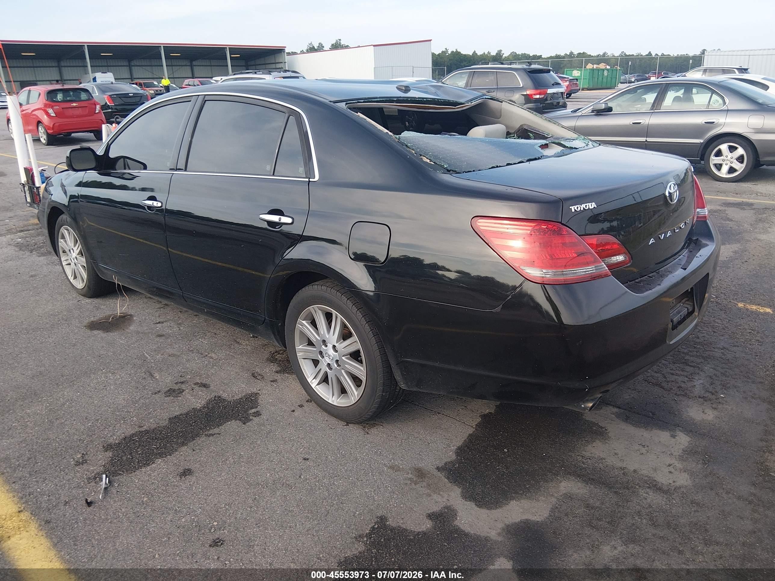 2009 Toyota Avalon Limited Black vin: 4T1BK36B09U351294