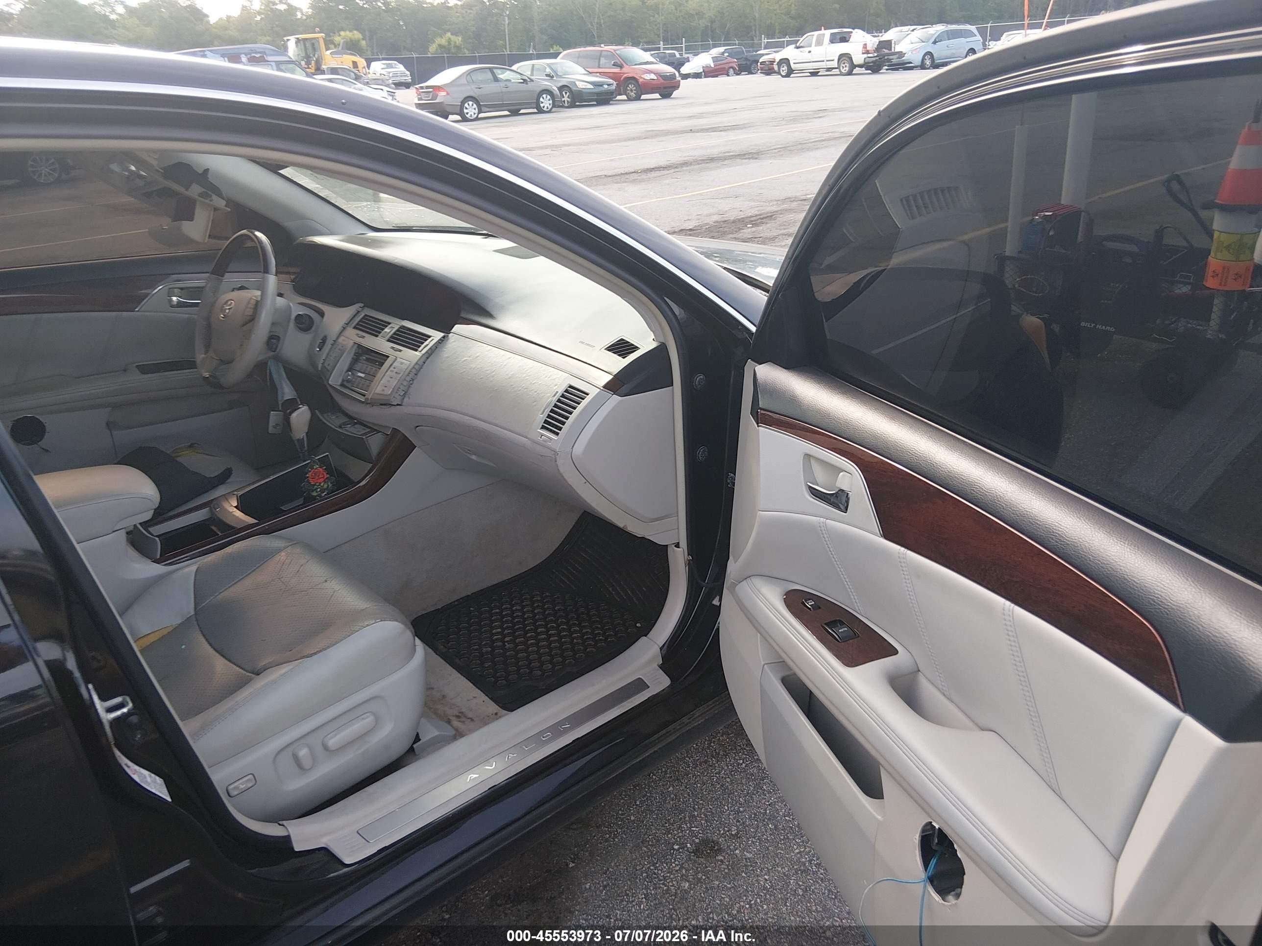 2009 Toyota Avalon Limited Black vin: 4T1BK36B09U351294
