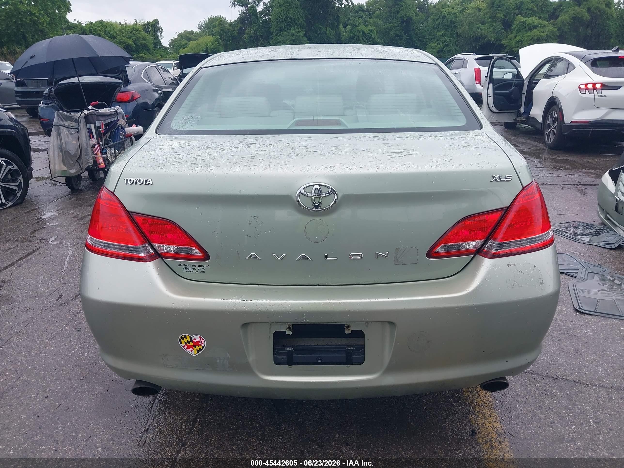 2005 Toyota Avalon Xls Зеленый vin: 4T1BK36B15U011338
