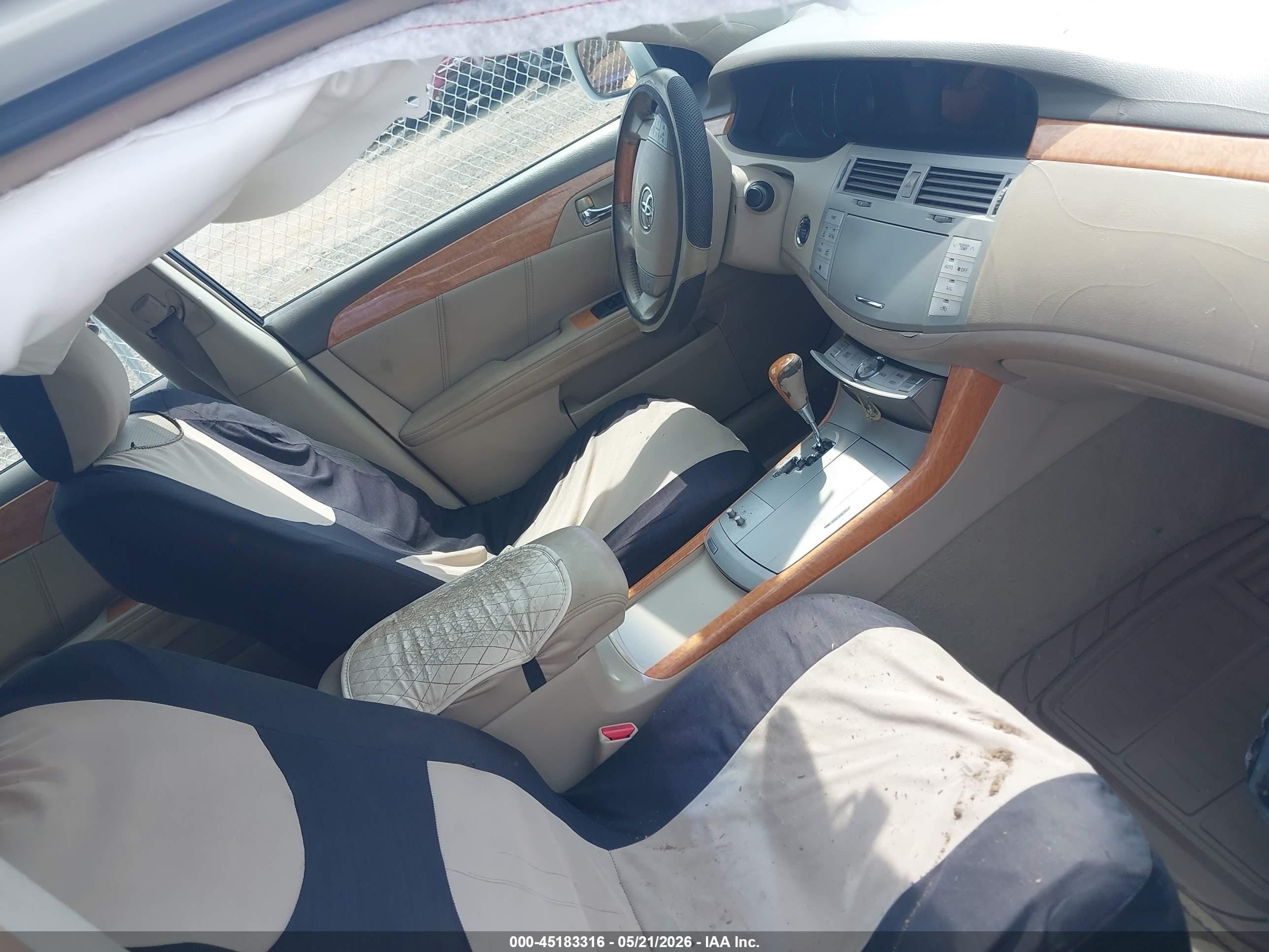 2005 Toyota Avalon Limited White vin: 4T1BK36B15U016328