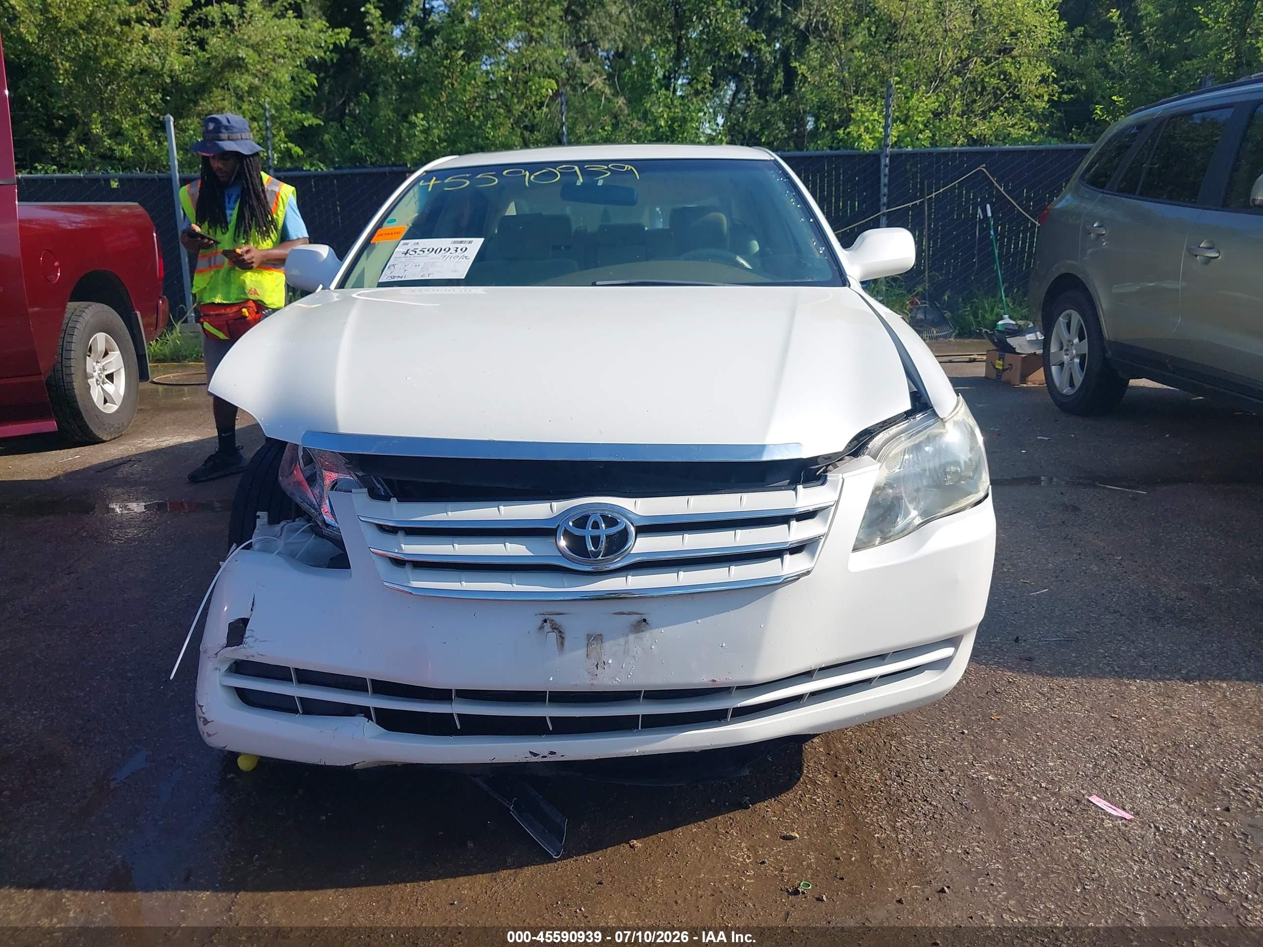 2005 Toyota Avalon Xl White vin: 4T1BK36B15U028141