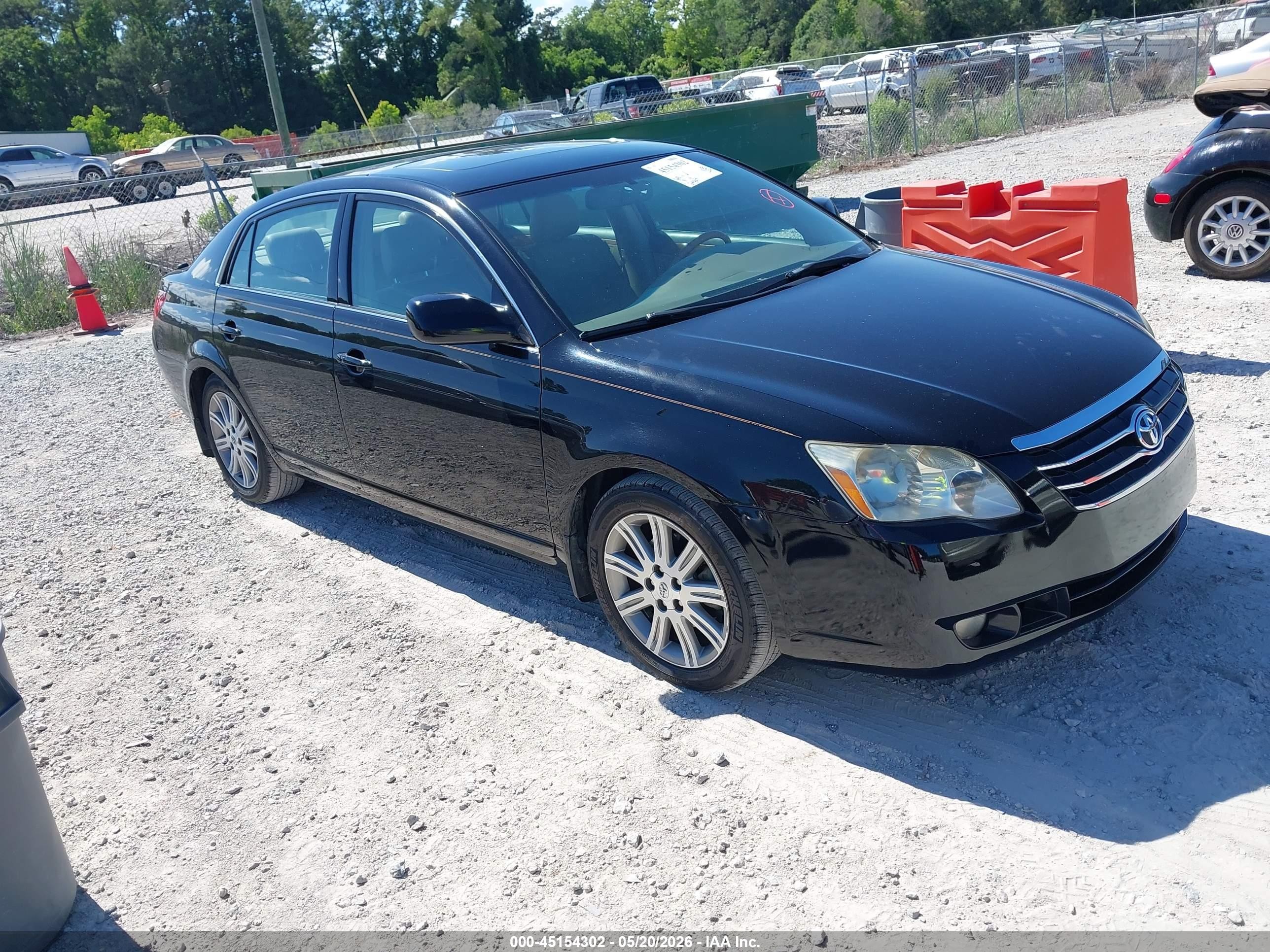 2005 Toyota Avalon Limited Черный vin: 4T1BK36B15U055324