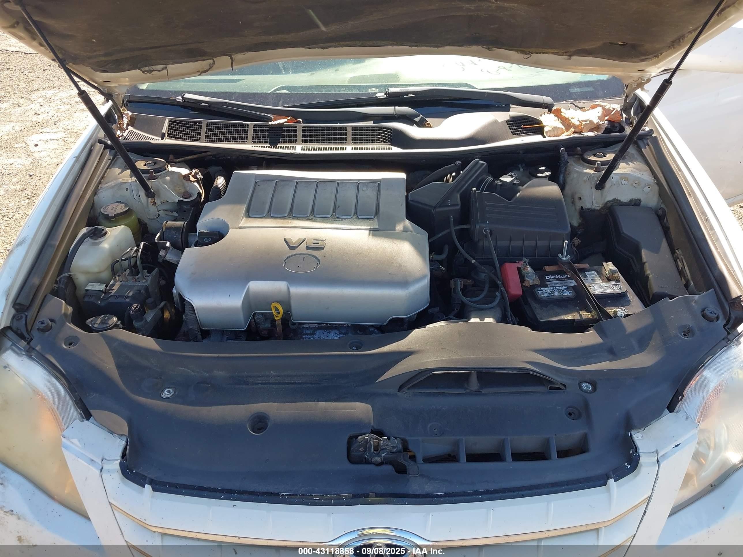 2005 Toyota Avalon Xls White vin: 4T1BK36B15U059714