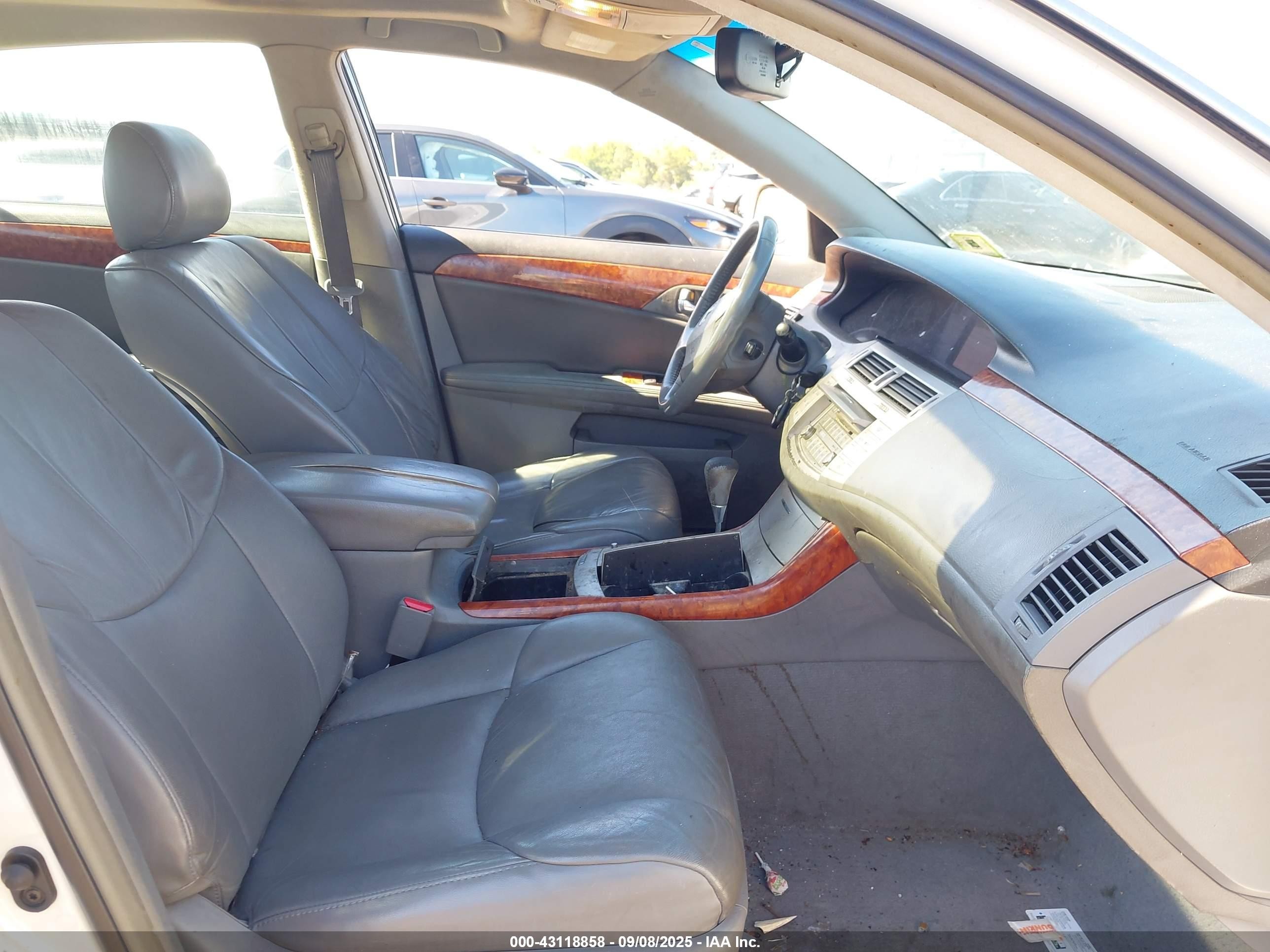 2005 Toyota Avalon Xls White vin: 4T1BK36B15U059714