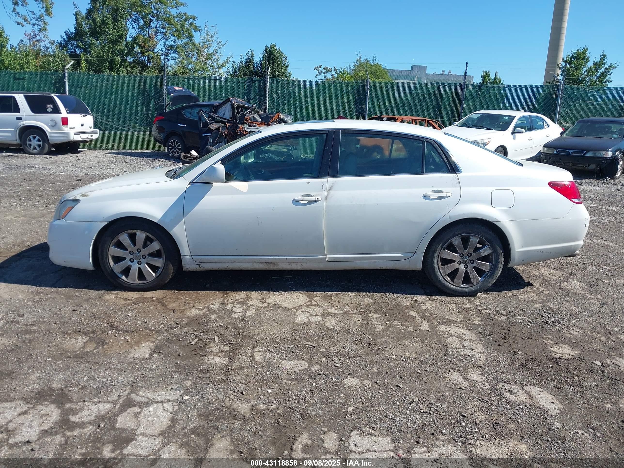 2005 Toyota Avalon Xls White vin: 4T1BK36B15U059714