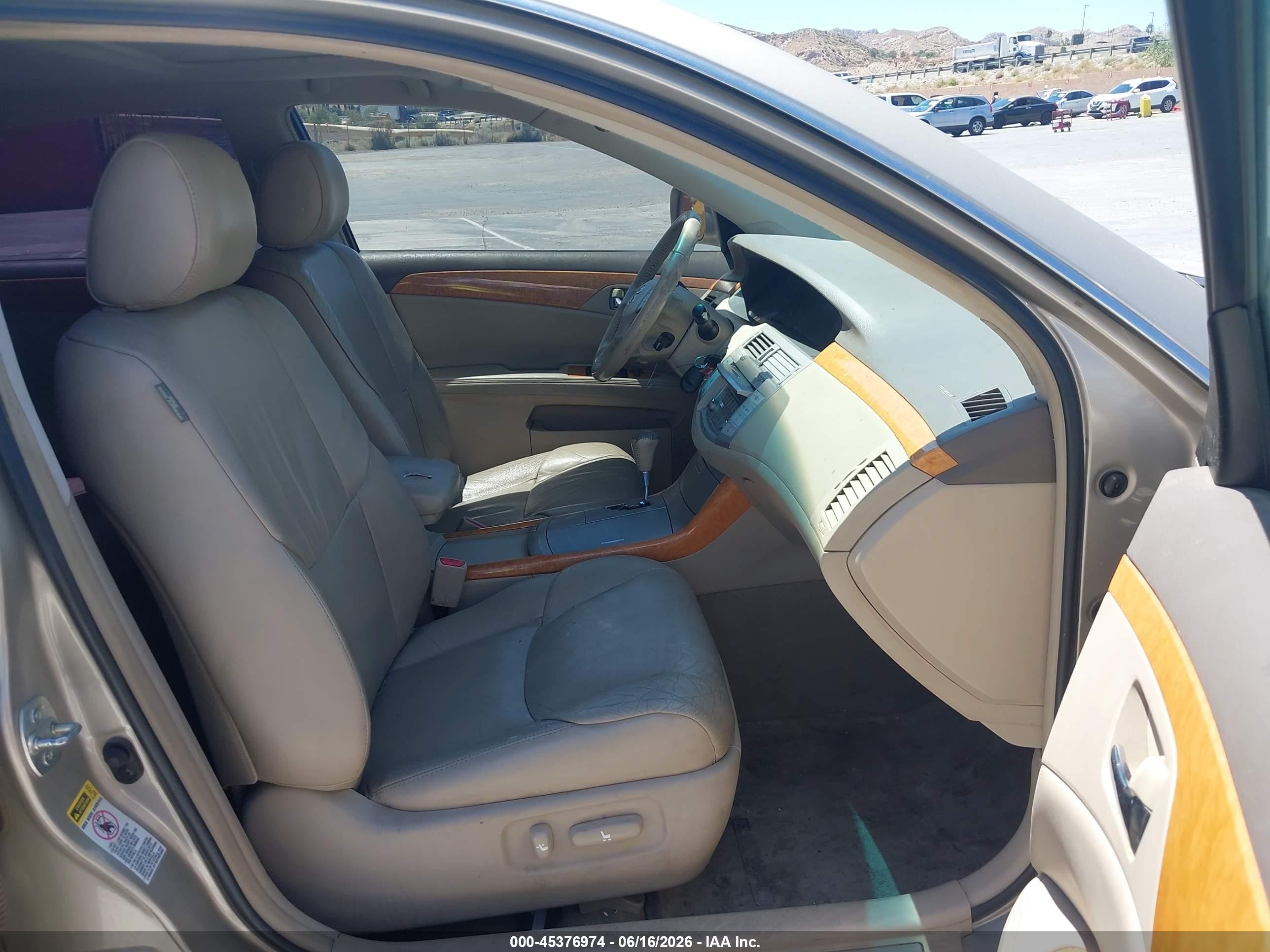 2005 Toyota Avalon Xls Tan vin: 4T1BK36B15U060894