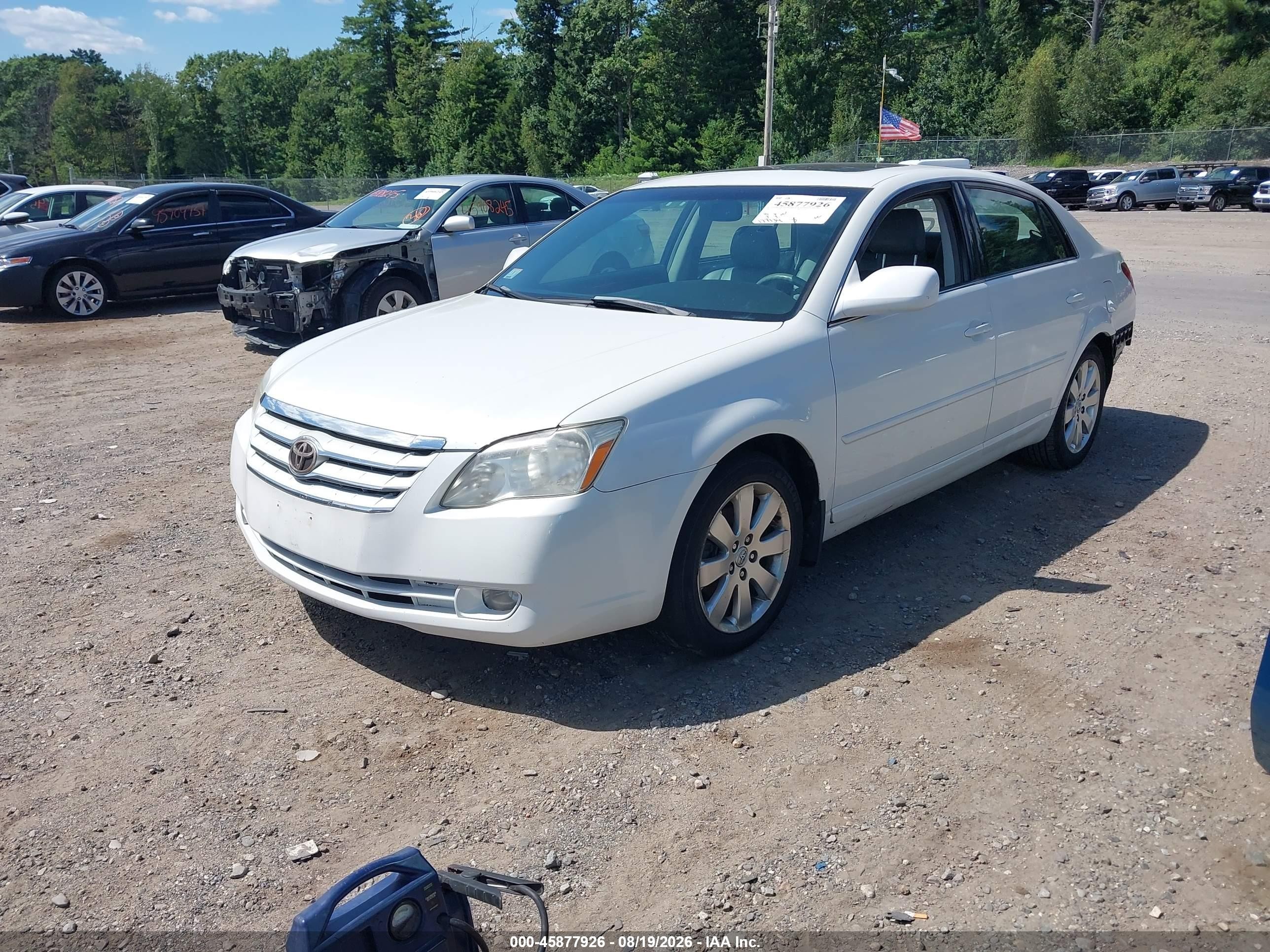 2007 Toyota Avalon Xls White vin: 4T1BK36B17U198681