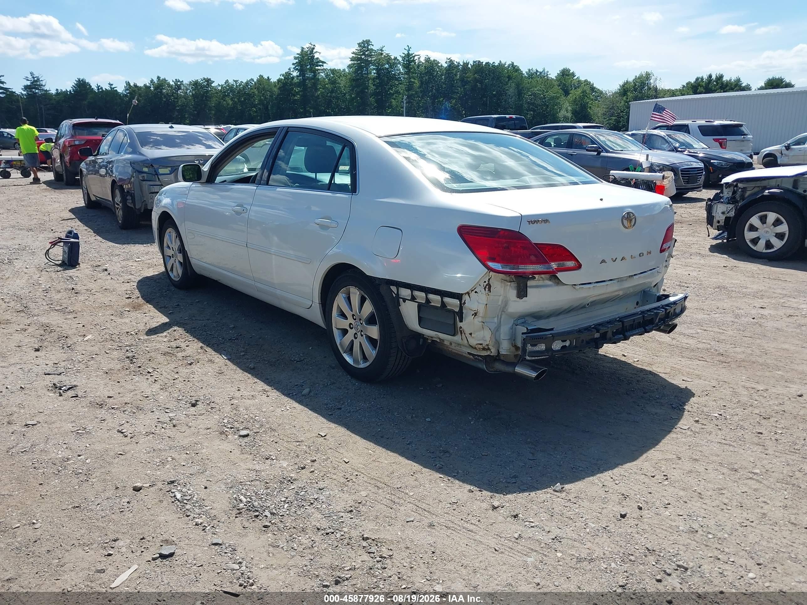 2007 Toyota Avalon Xls White vin: 4T1BK36B17U198681