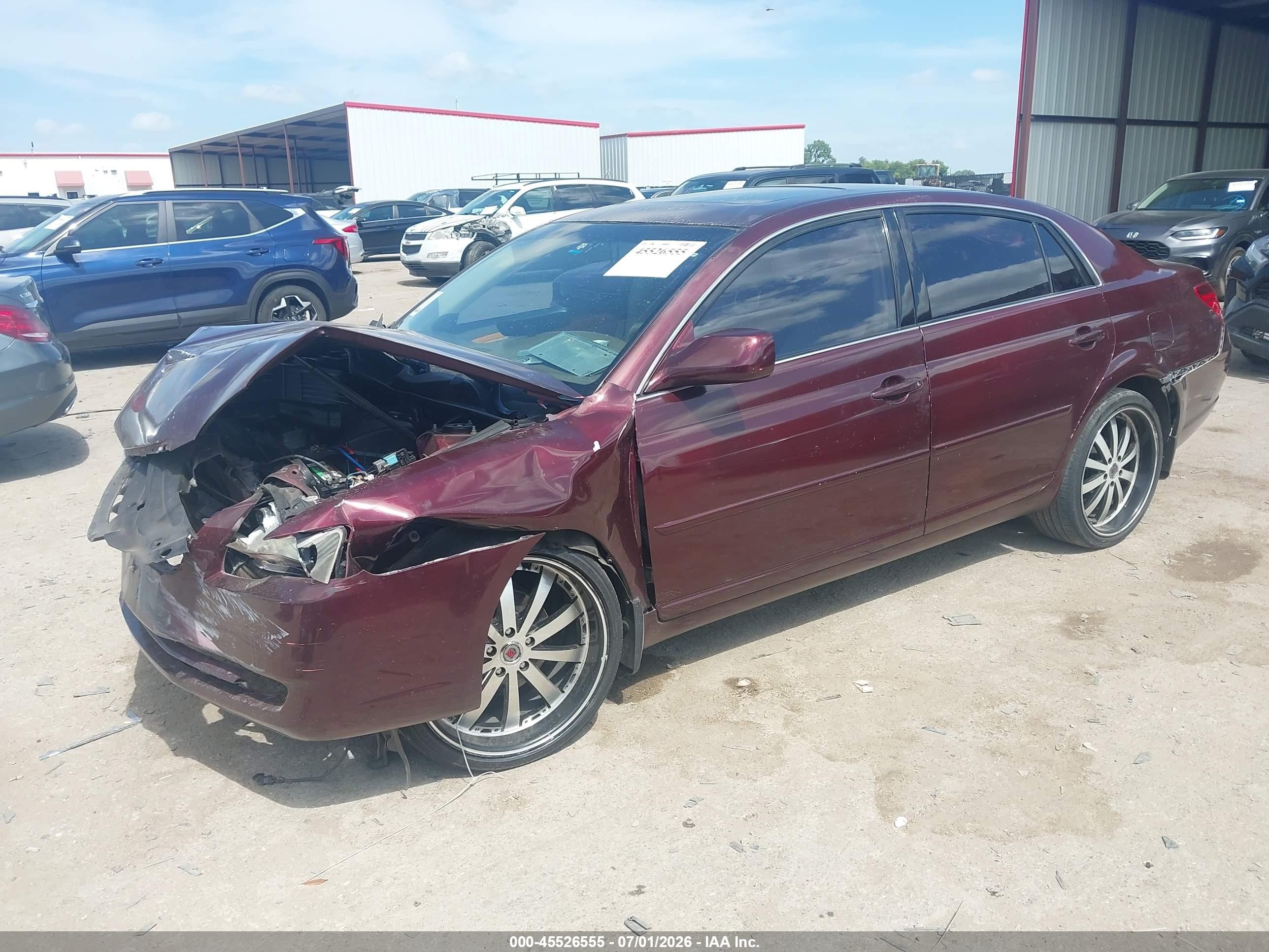2007 Toyota Avalon Xls Red vin: 4T1BK36B17U216872