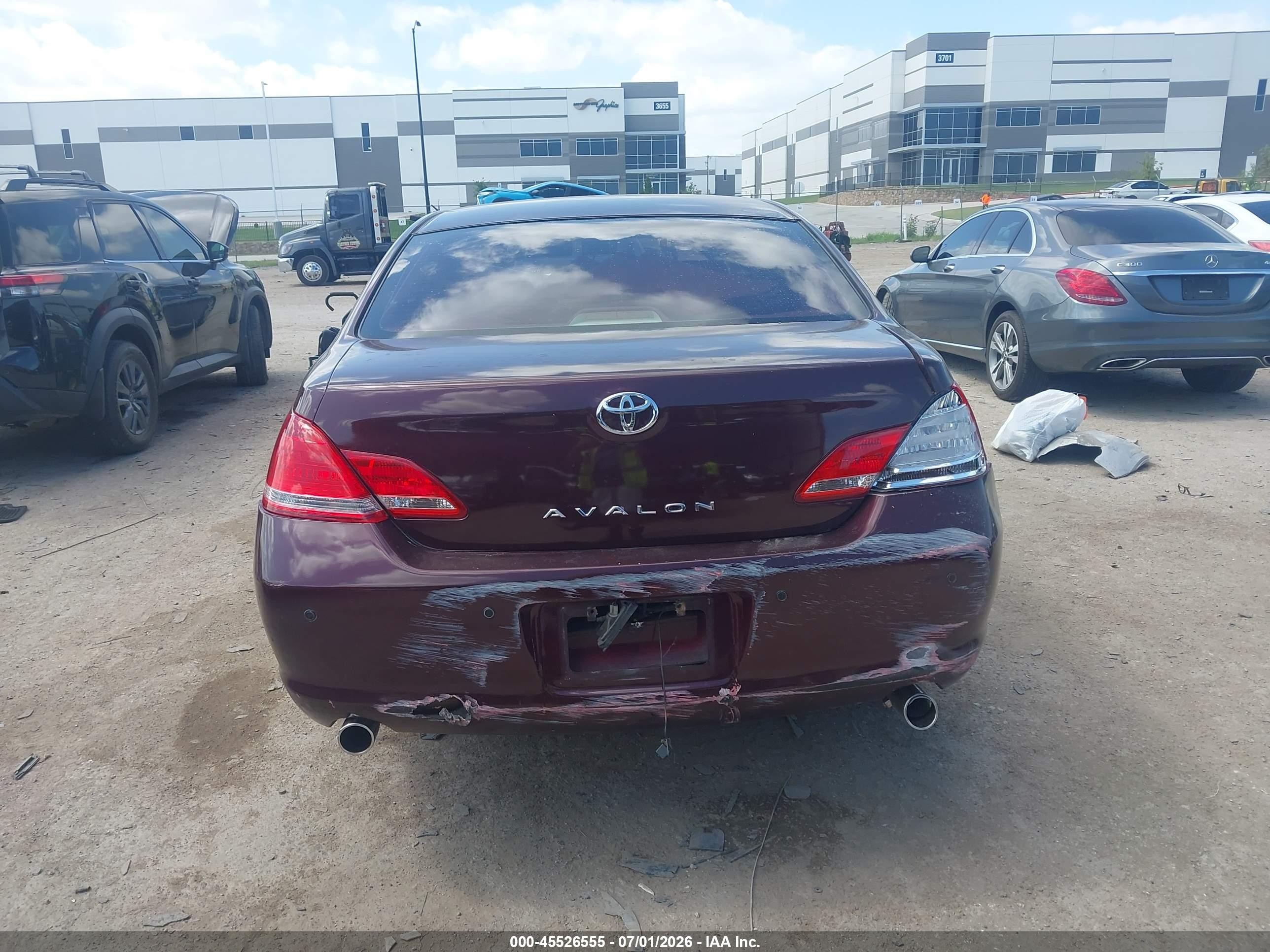 2007 Toyota Avalon Xls Red vin: 4T1BK36B17U216872