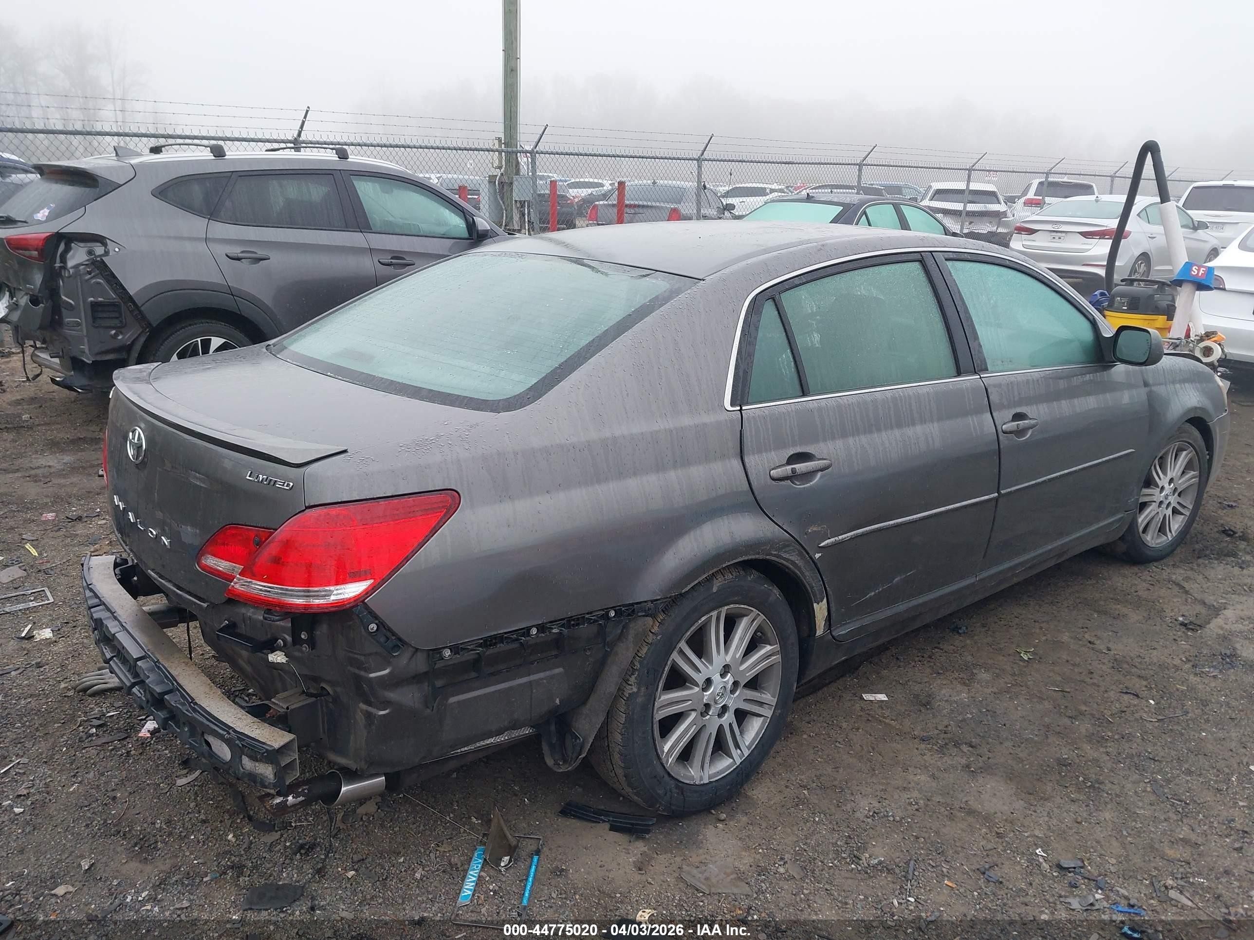 2007 Toyota Avalon Limited Gray vin: 4T1BK36B17U221313