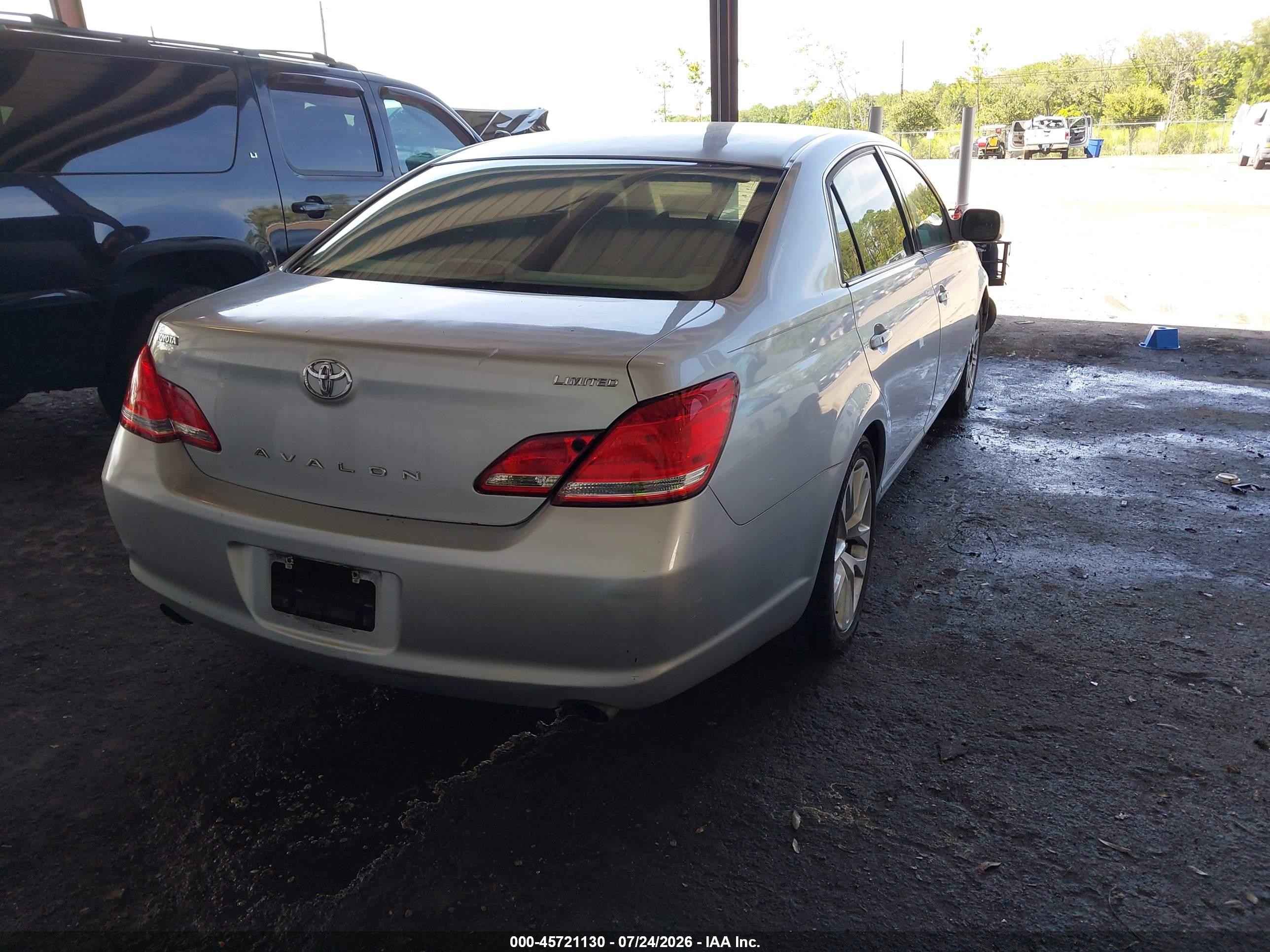 2007 Toyota Avalon Limited Silver vin: 4T1BK36B17U230982