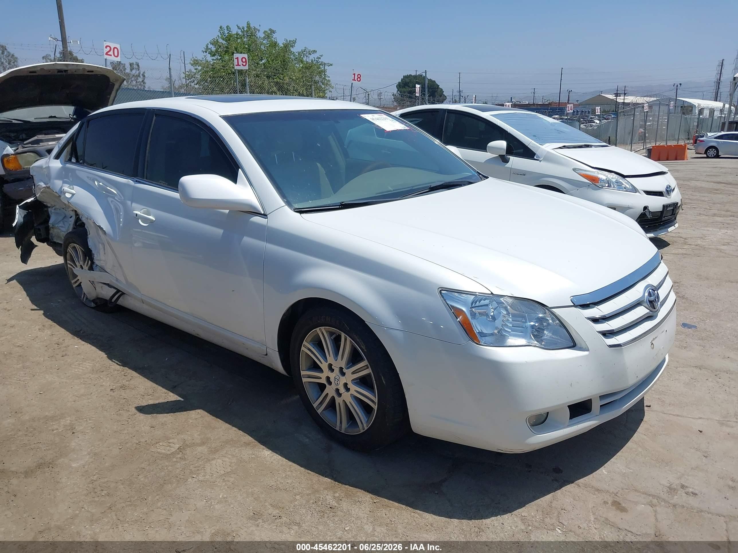 2007 Toyota Avalon Limited White vin: 4T1BK36B17U234658