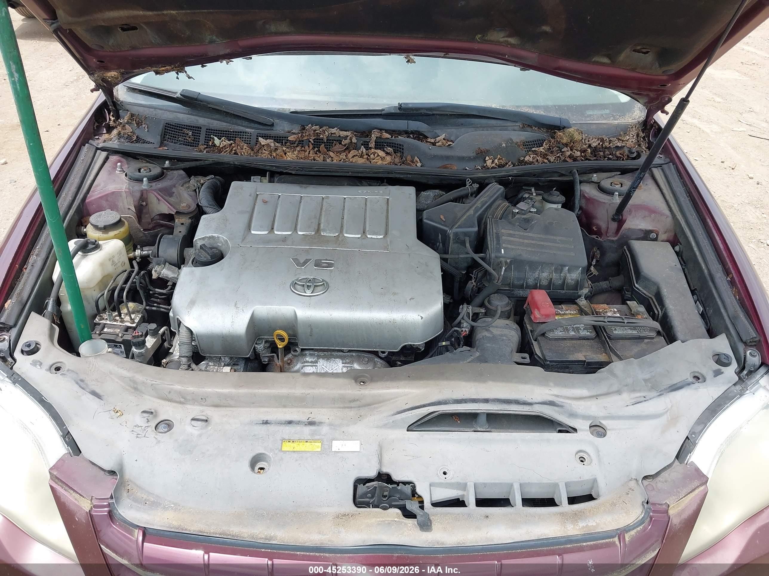 2007 Toyota Avalon Xl/xls/touring/limited Maroon vin: 4T1BK36B17U235647