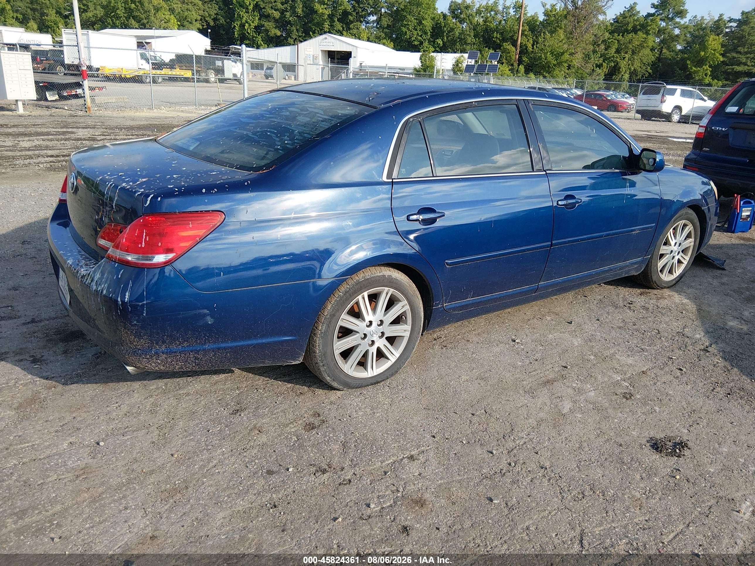 2007 Toyota Avalon Limited Dark Blue vin: 4T1BK36B17U240217