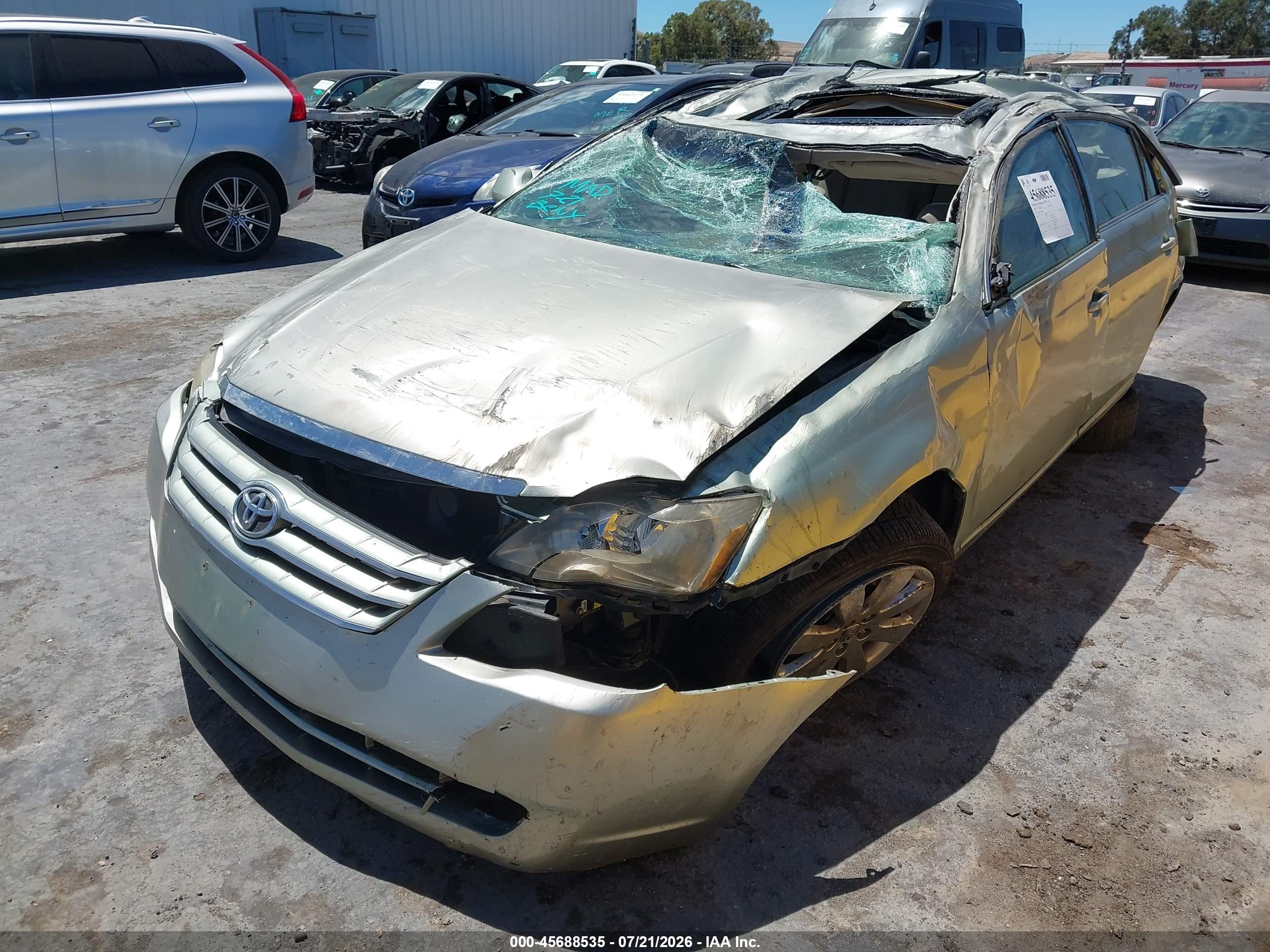 2007 Toyota Avalon Xls Green vin: 4T1BK36B17U244087