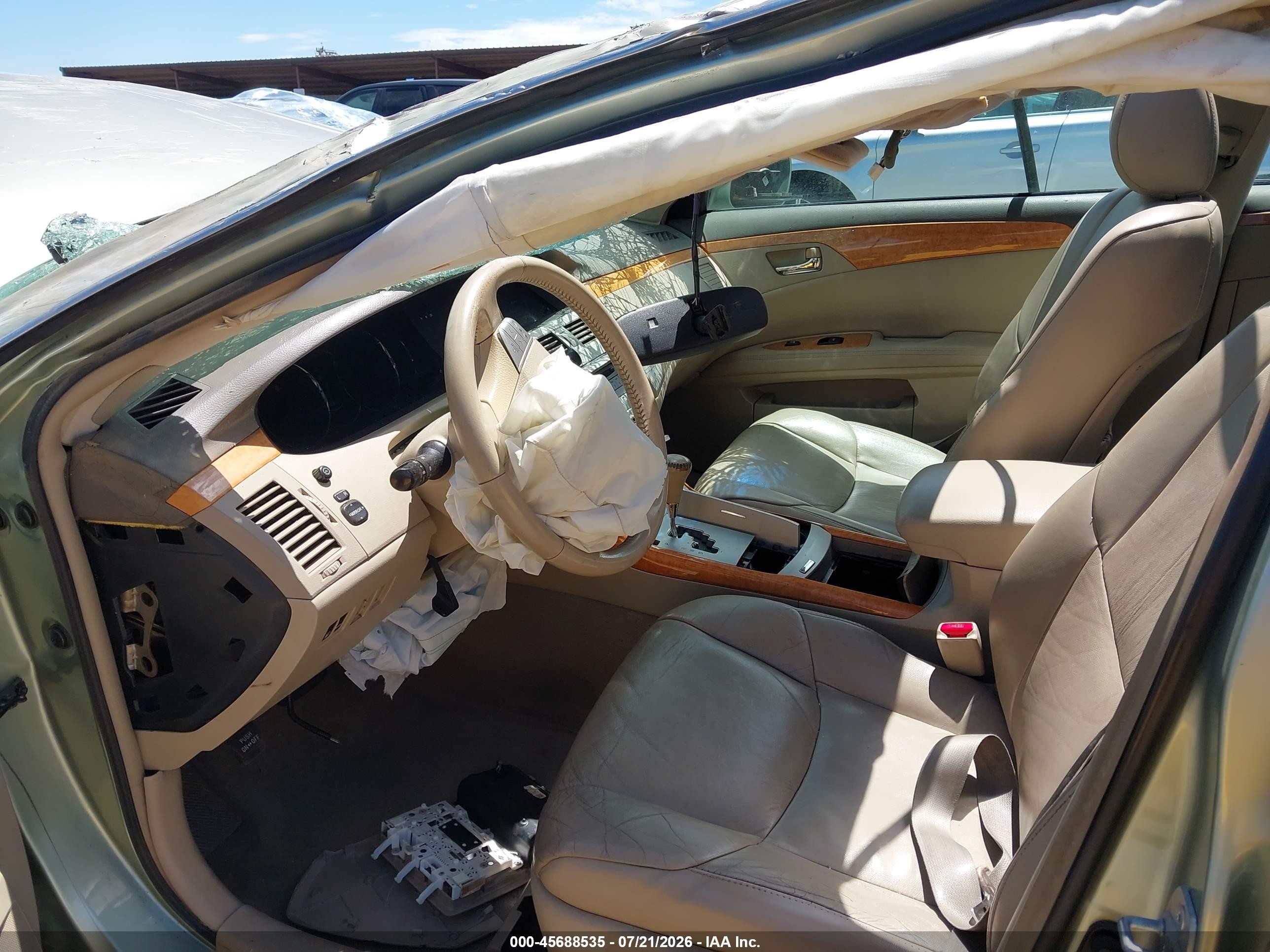 2007 Toyota Avalon Xls Green vin: 4T1BK36B17U244087