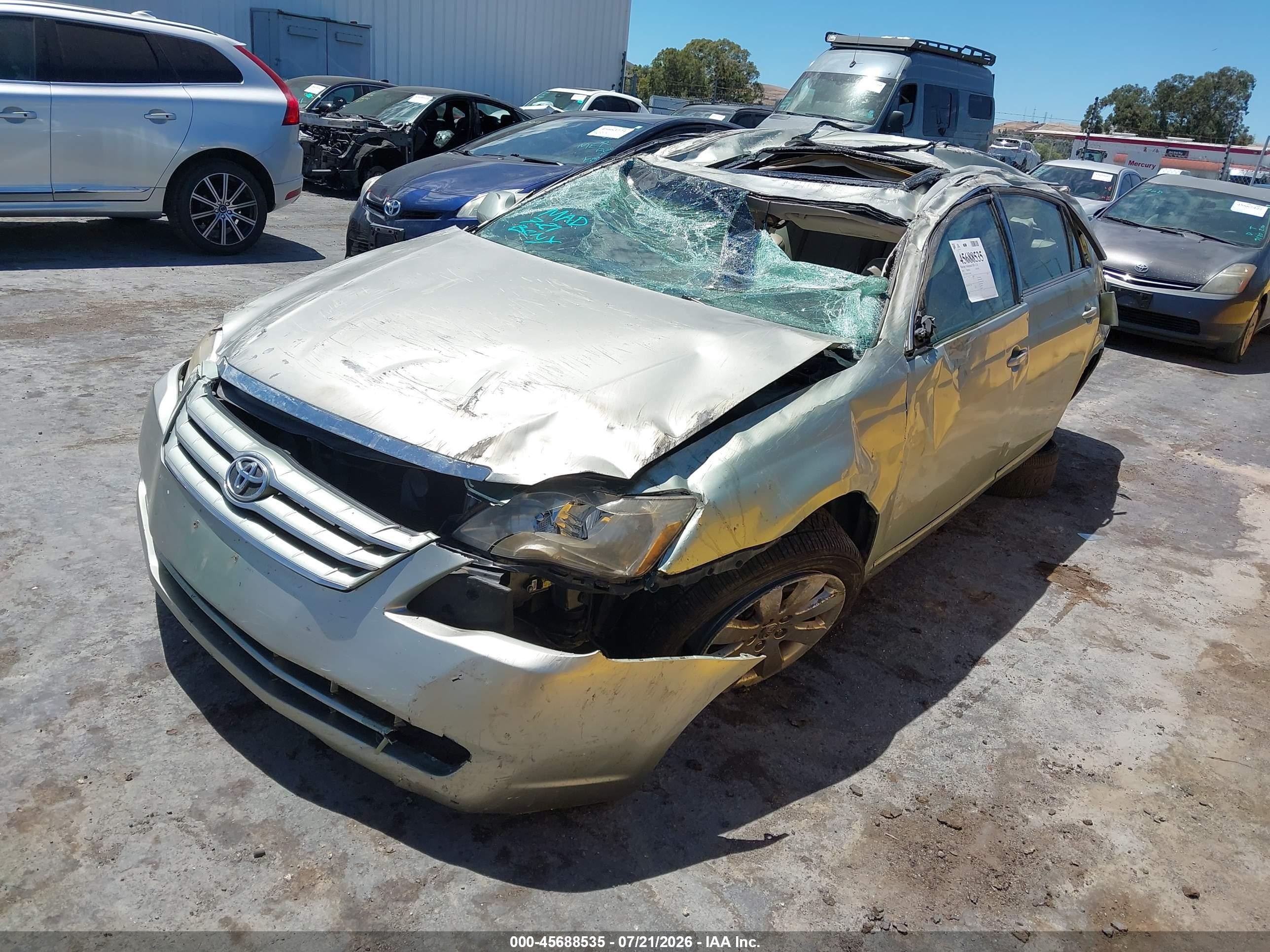 2007 Toyota Avalon Xls Green vin: 4T1BK36B17U244087
