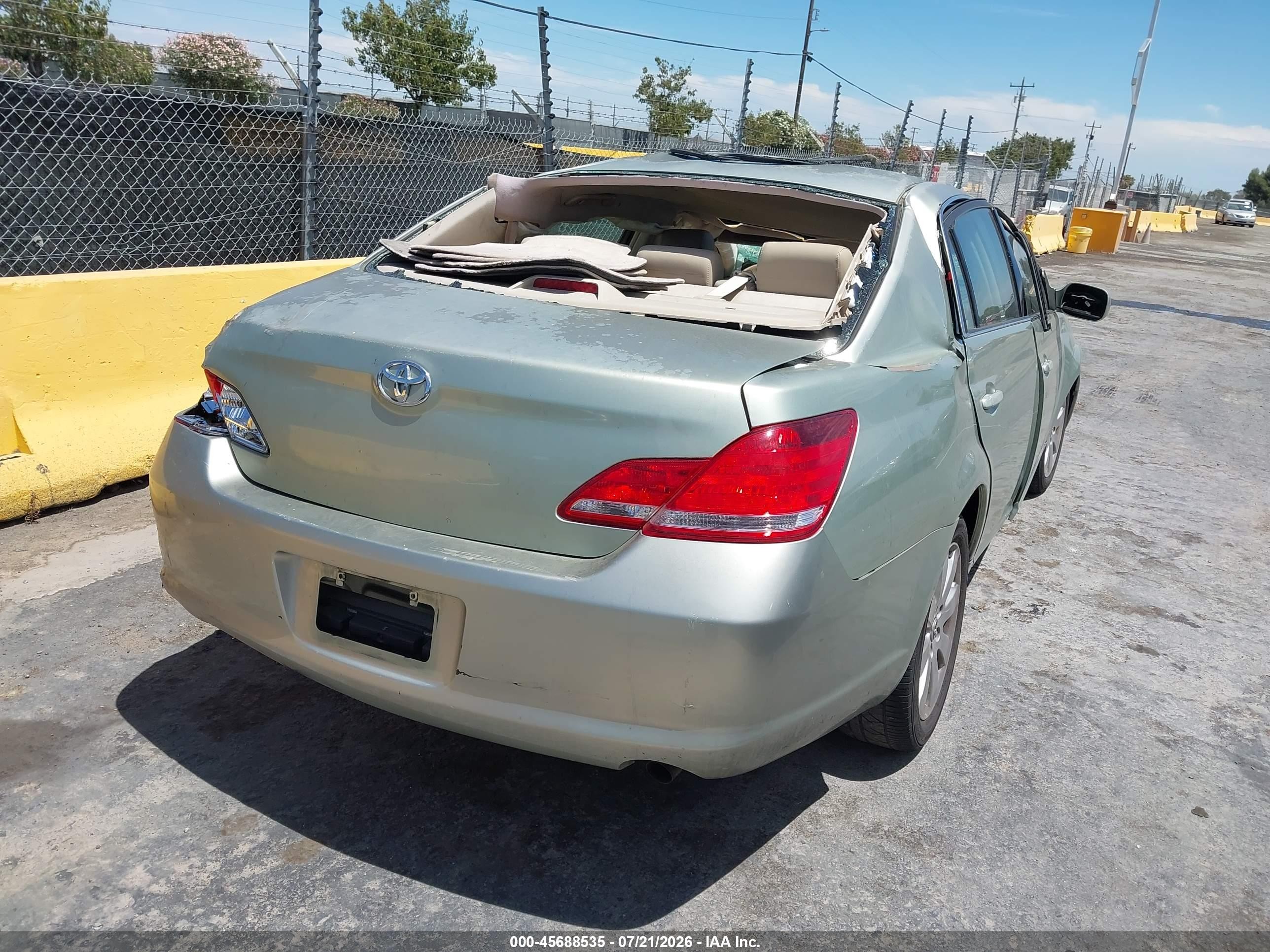 2007 Toyota Avalon Xls Green vin: 4T1BK36B17U244087