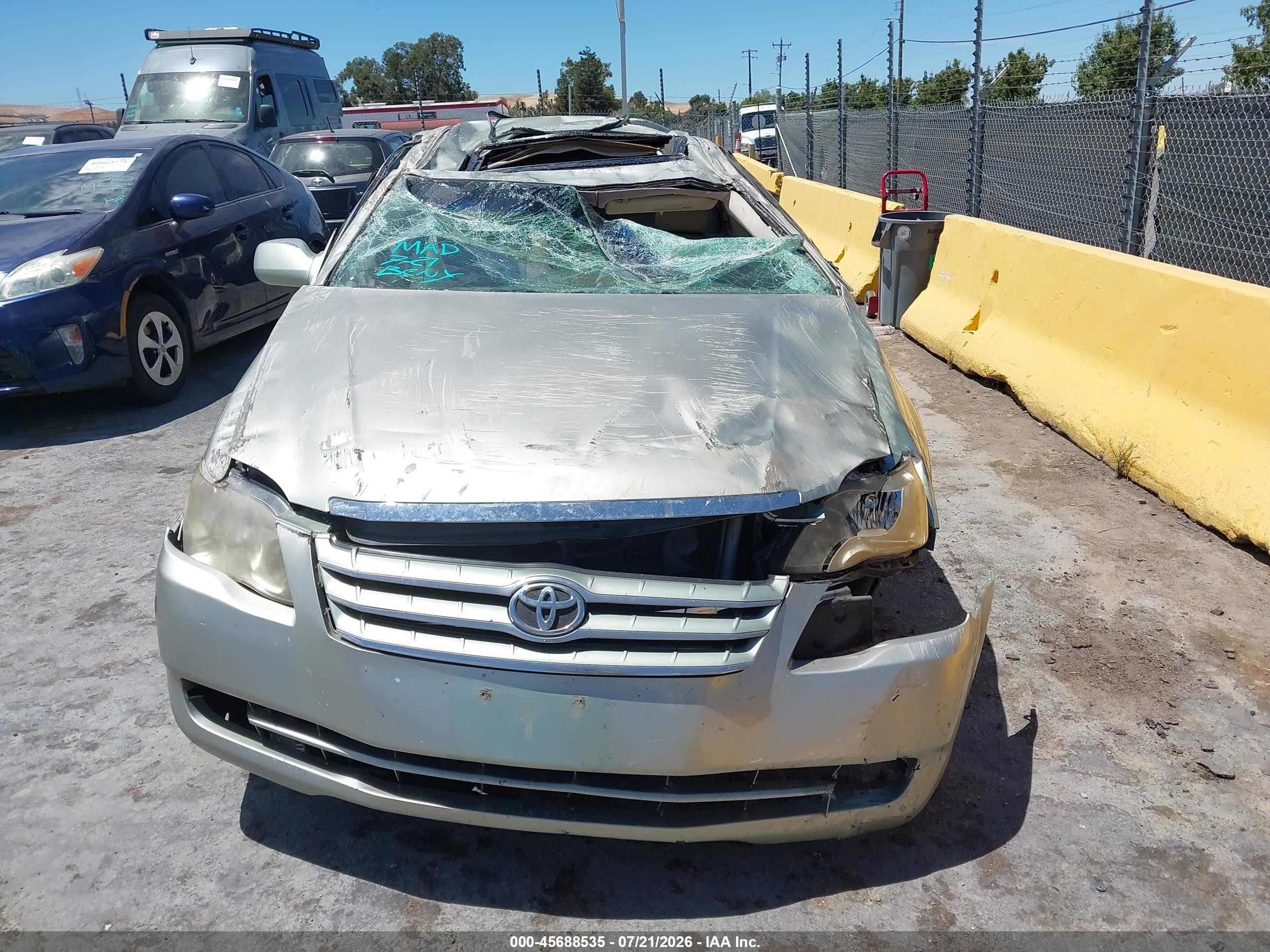 2007 Toyota Avalon Xls Green vin: 4T1BK36B17U244087