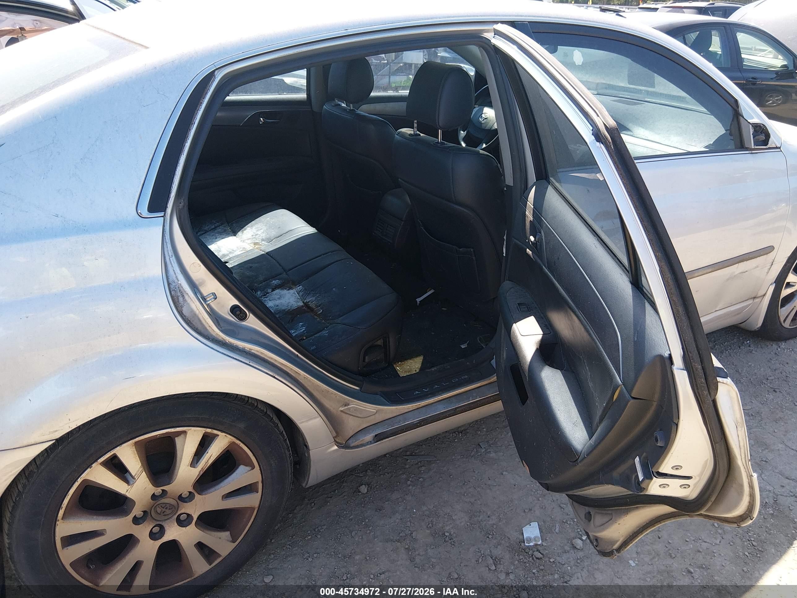 2008 Toyota Avalon Touring Серебряный vin: 4T1BK36B18U275034