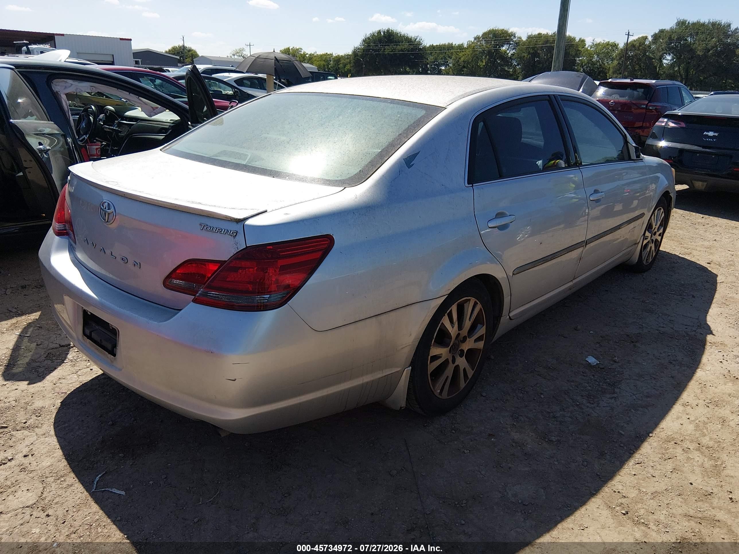 2008 Toyota Avalon Touring Серебряный vin: 4T1BK36B18U275034