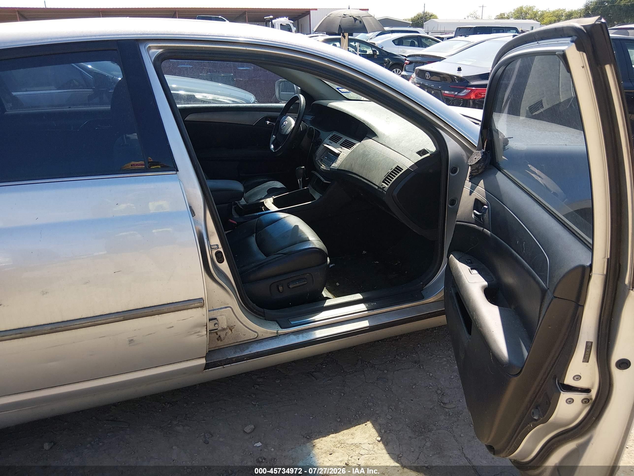 2008 Toyota Avalon Touring Серебряный vin: 4T1BK36B18U275034