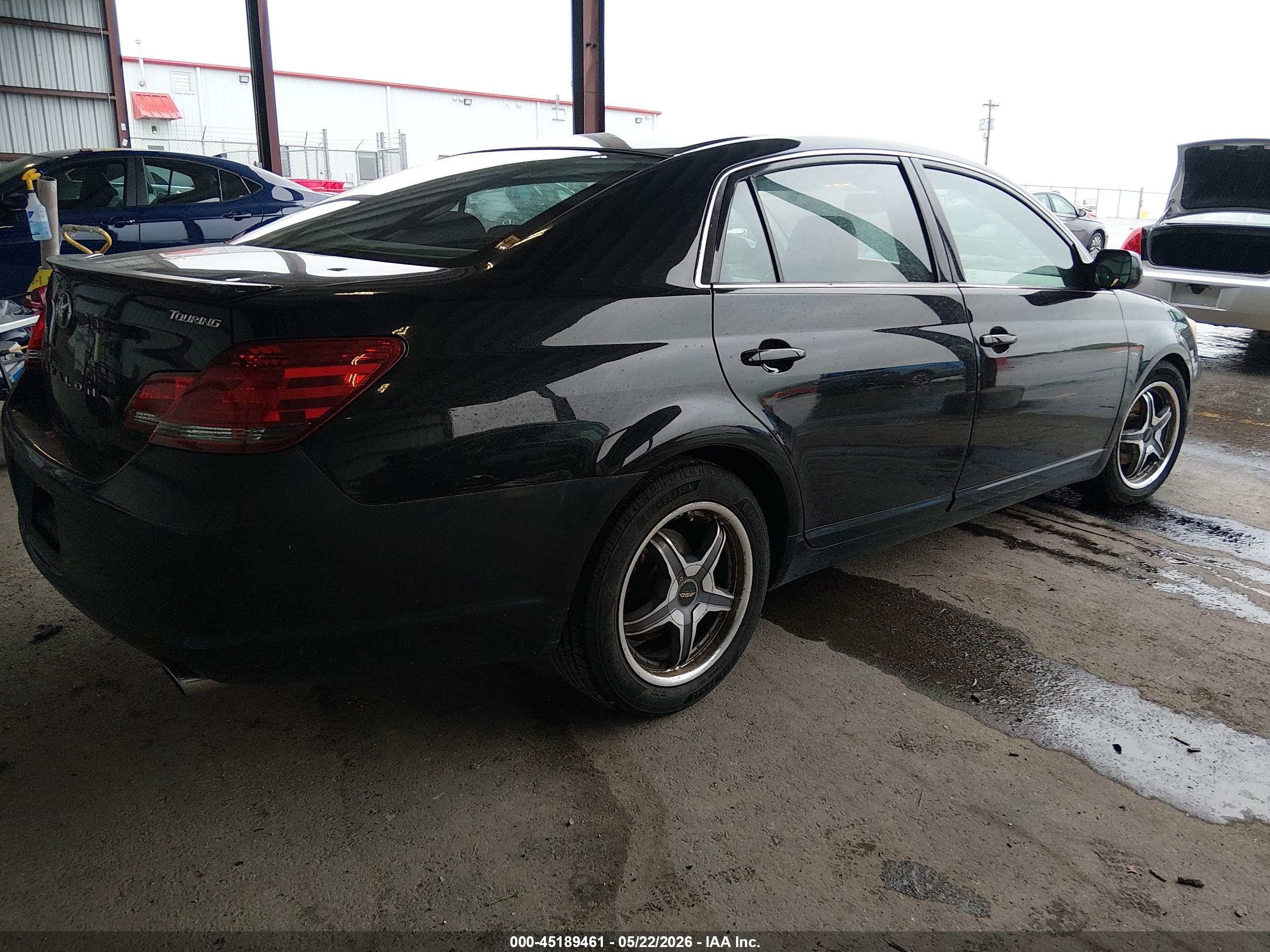 2008 Toyota Avalon Touring Black vin: 4T1BK36B18U288835
