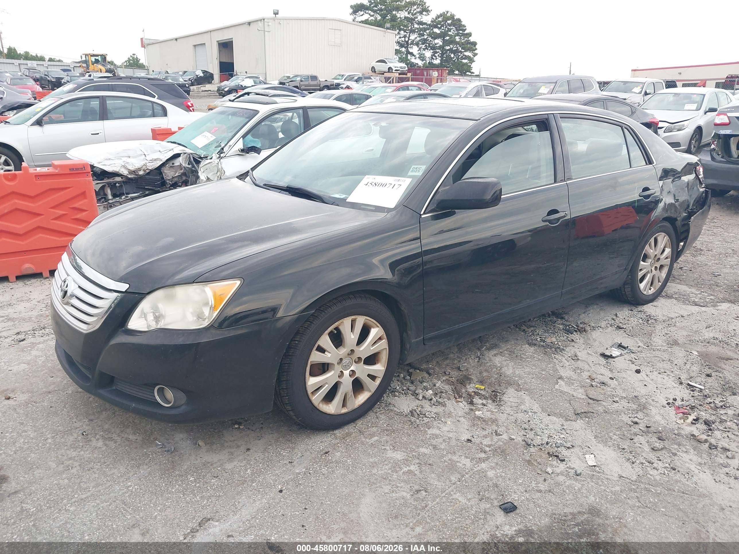 2008 Toyota Avalon Xls Черный vin: 4T1BK36B18U313166