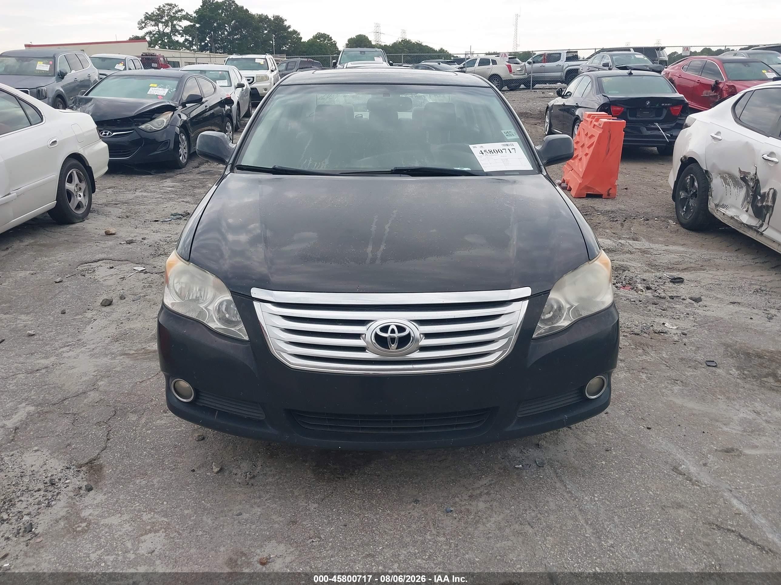 2008 Toyota Avalon Xls Черный vin: 4T1BK36B18U313166