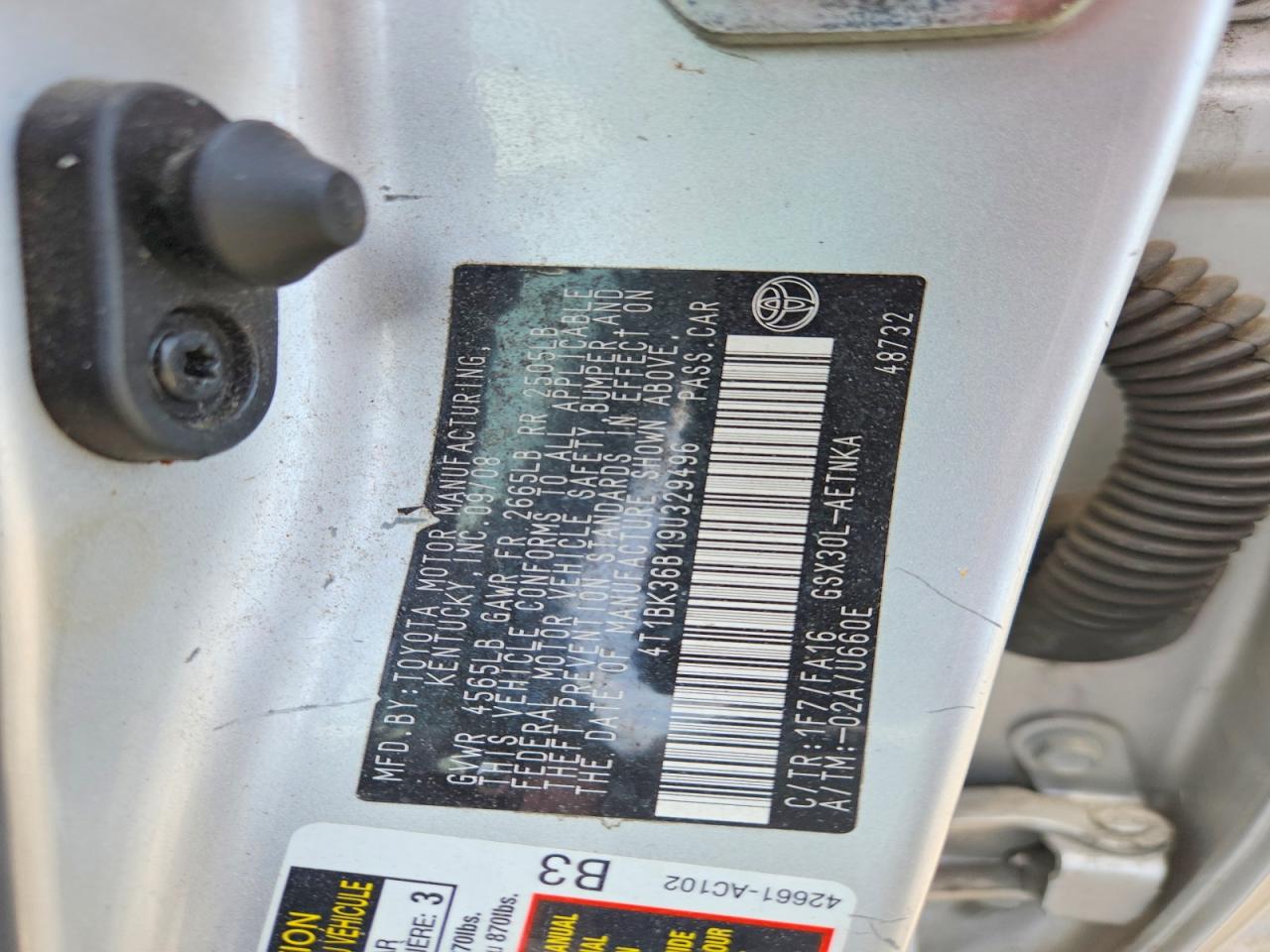 2009 Toyota Avalon Xl Silver vin: 4T1BK36B19U329496