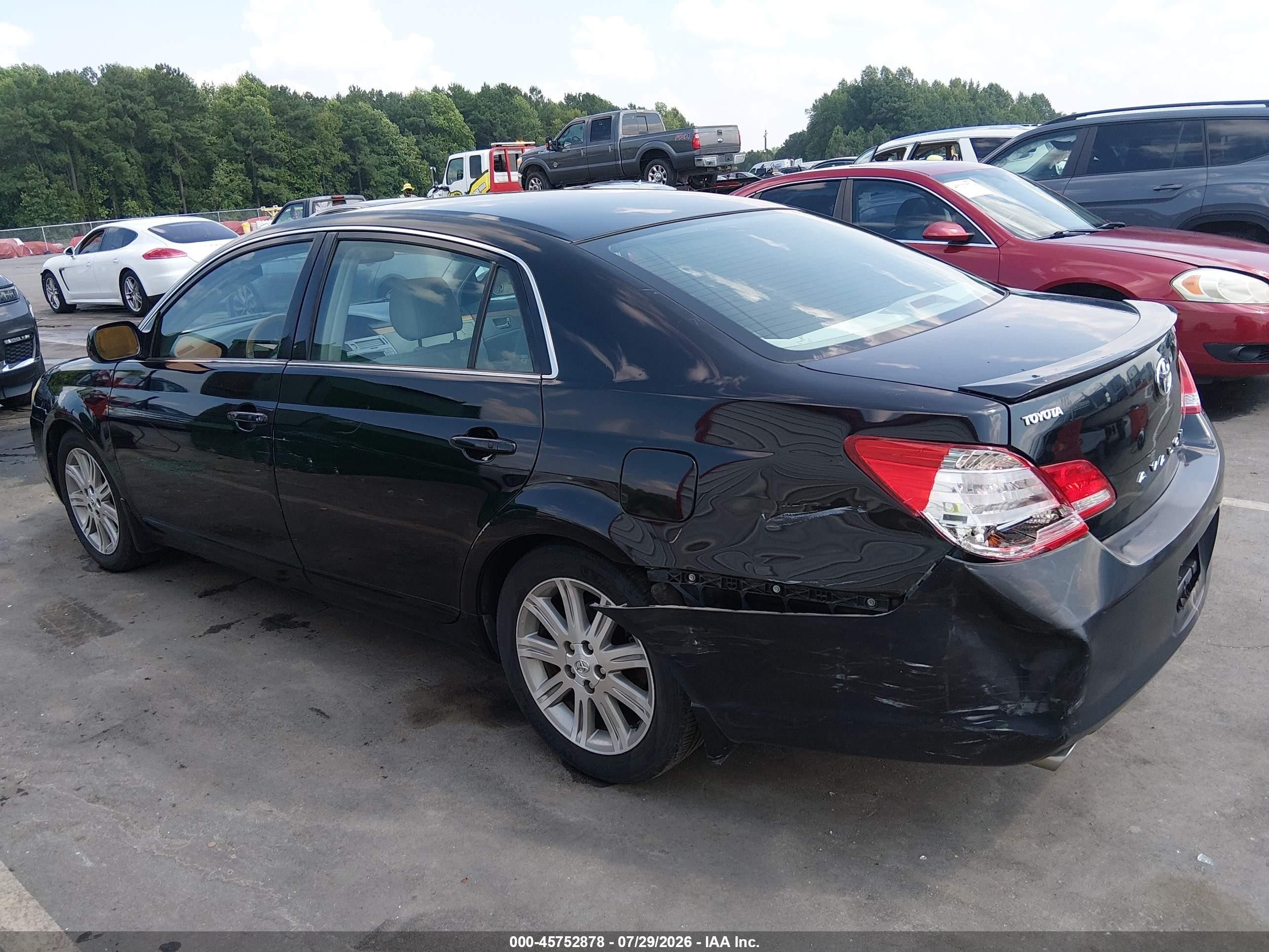 2005 Toyota Avalon Limited Black vin: 4T1BK36B25U043795