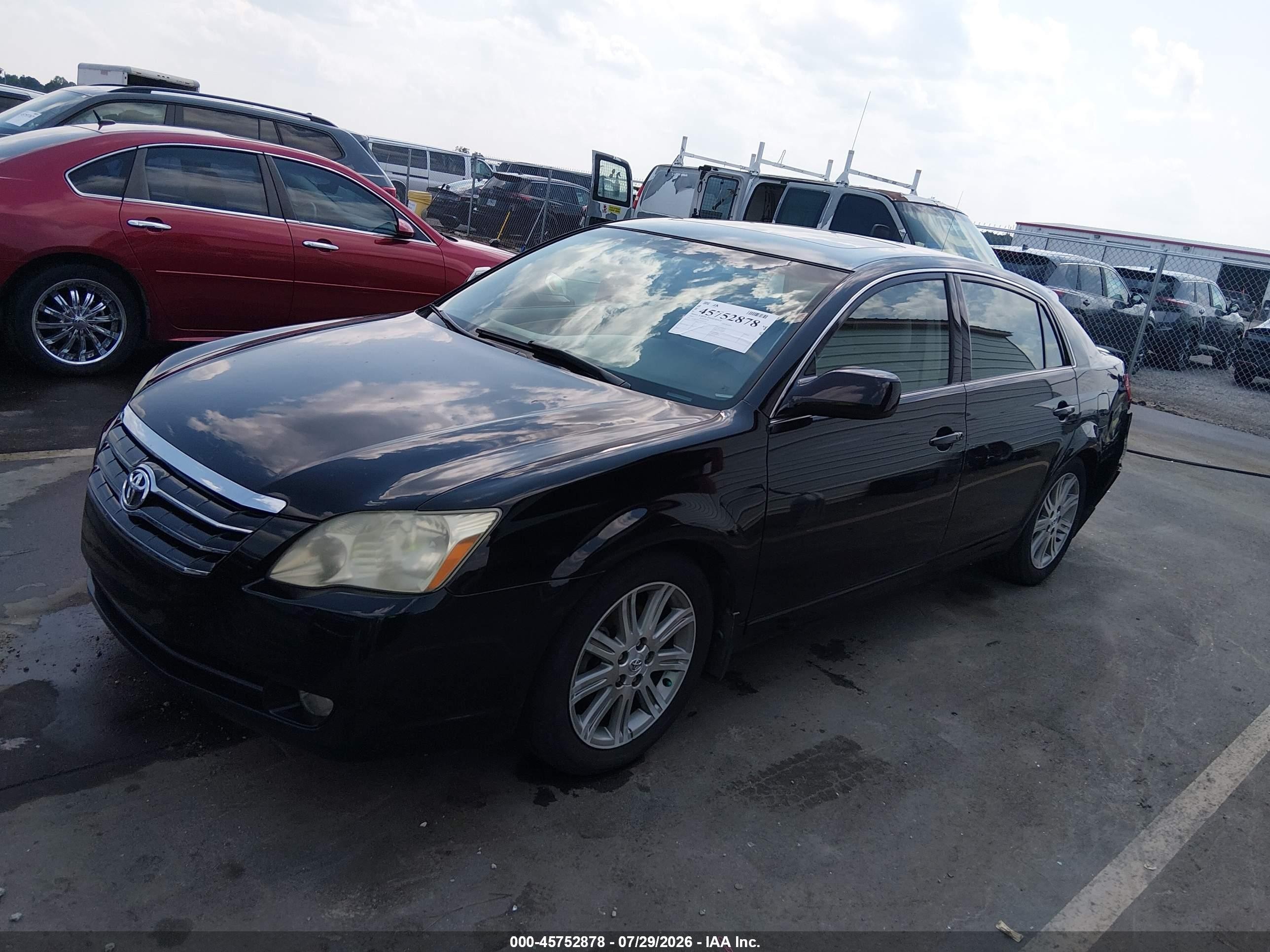 2005 Toyota Avalon Limited Black vin: 4T1BK36B25U043795