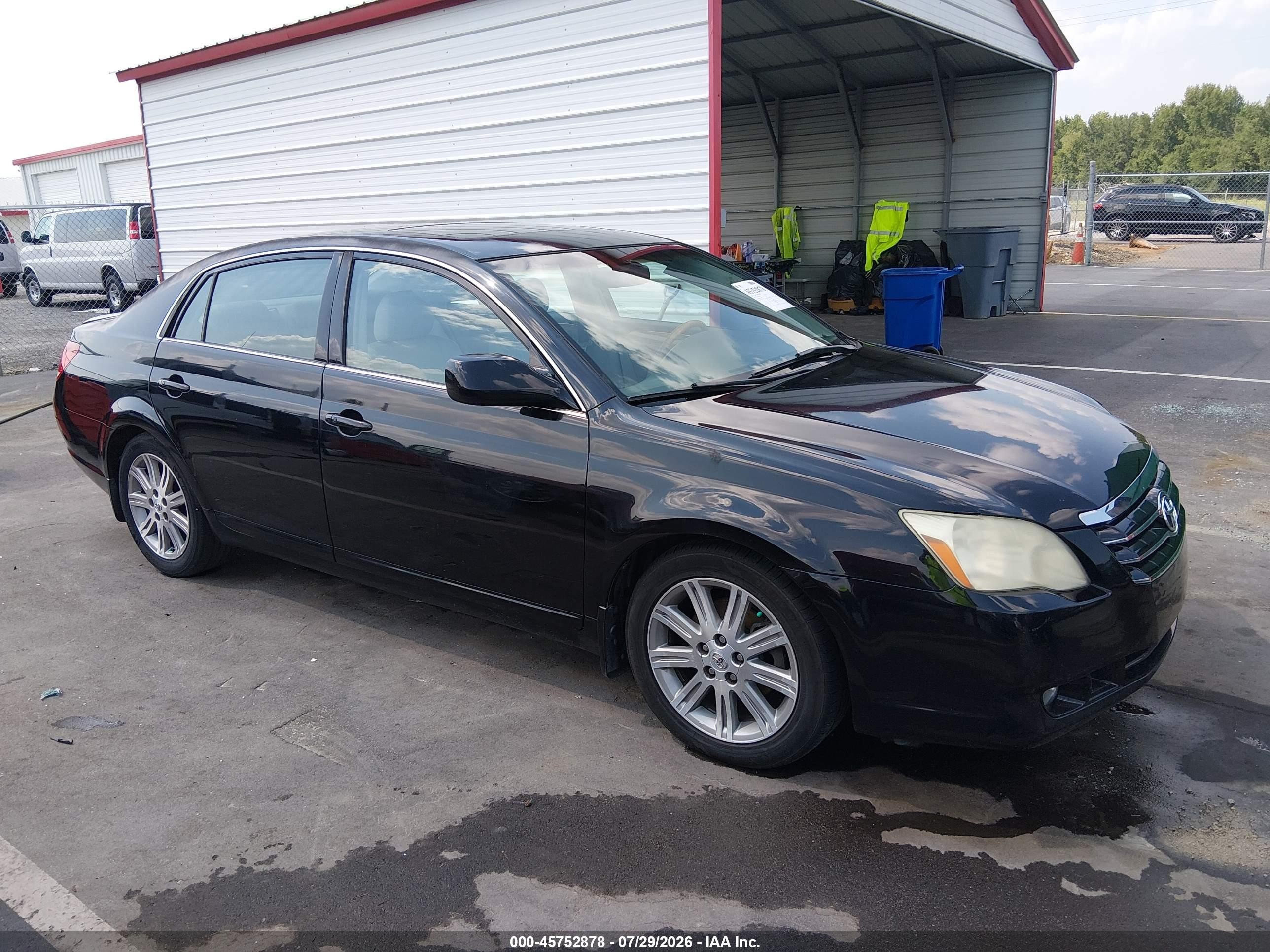 2005 Toyota Avalon Limited Черный vin: 4T1BK36B25U043795