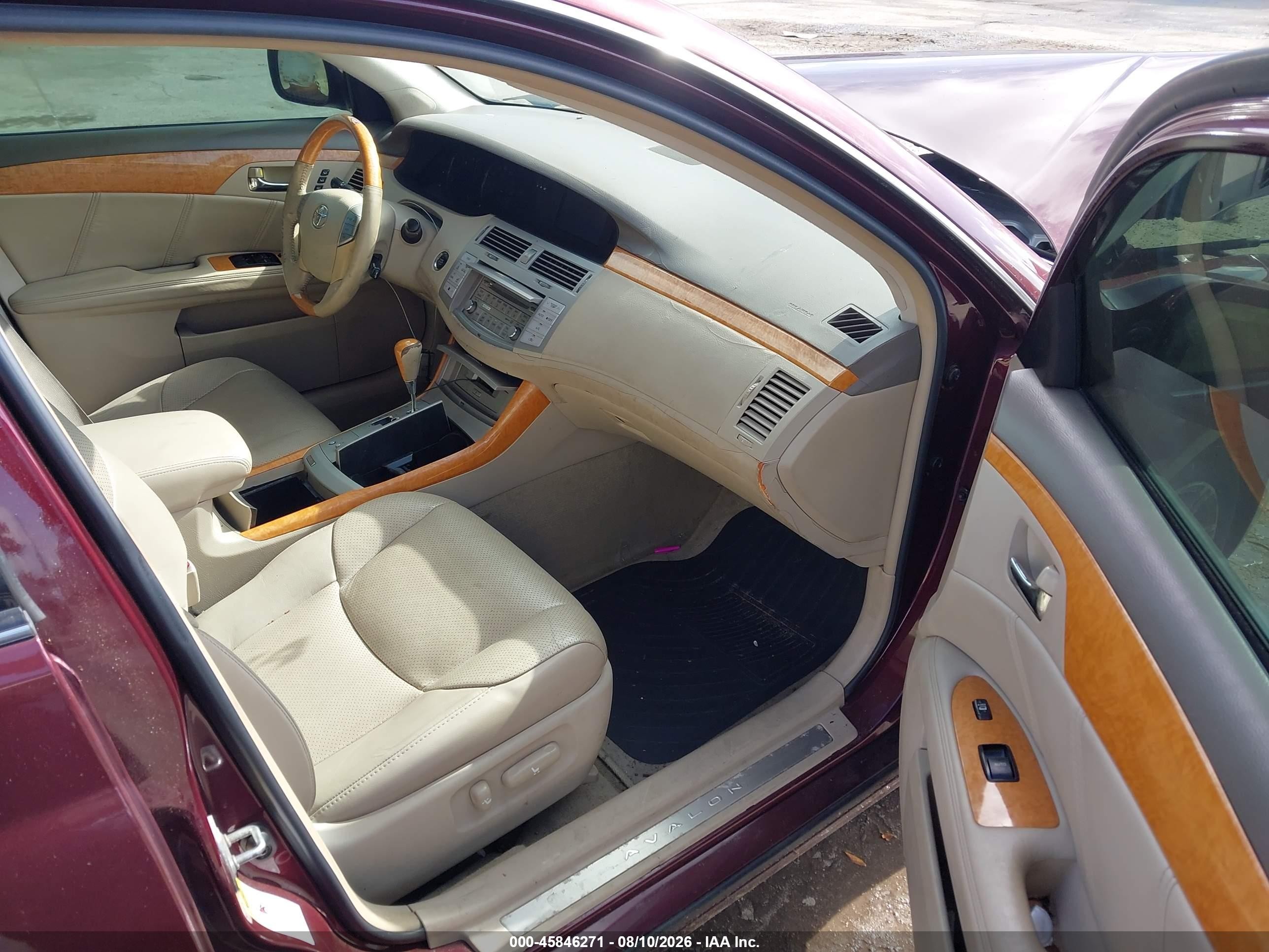 2006 Toyota Avalon Limited Burgundy vin: 4T1BK36B26U066799