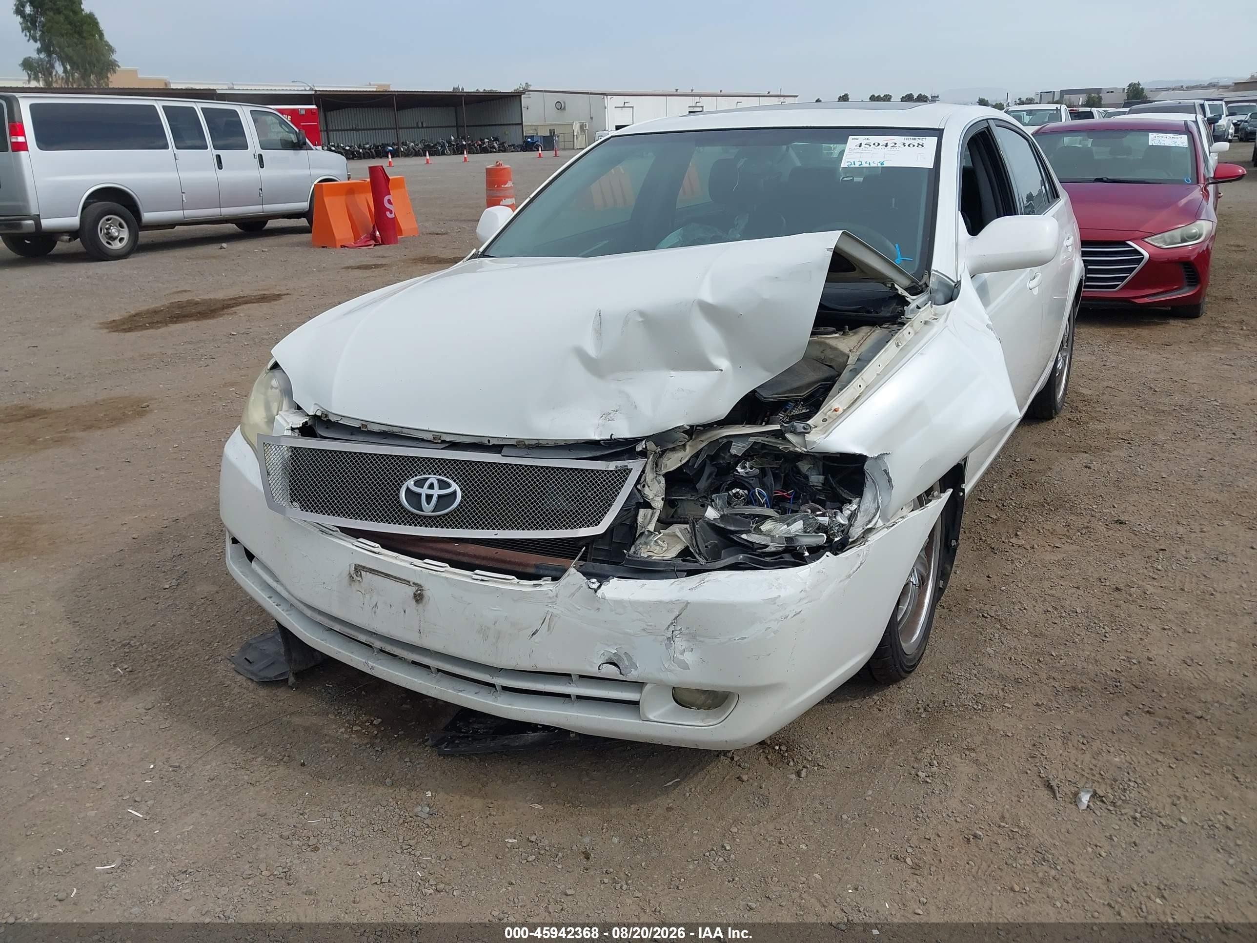 2006 Toyota Avalon Touring White vin: 4T1BK36B26U084557