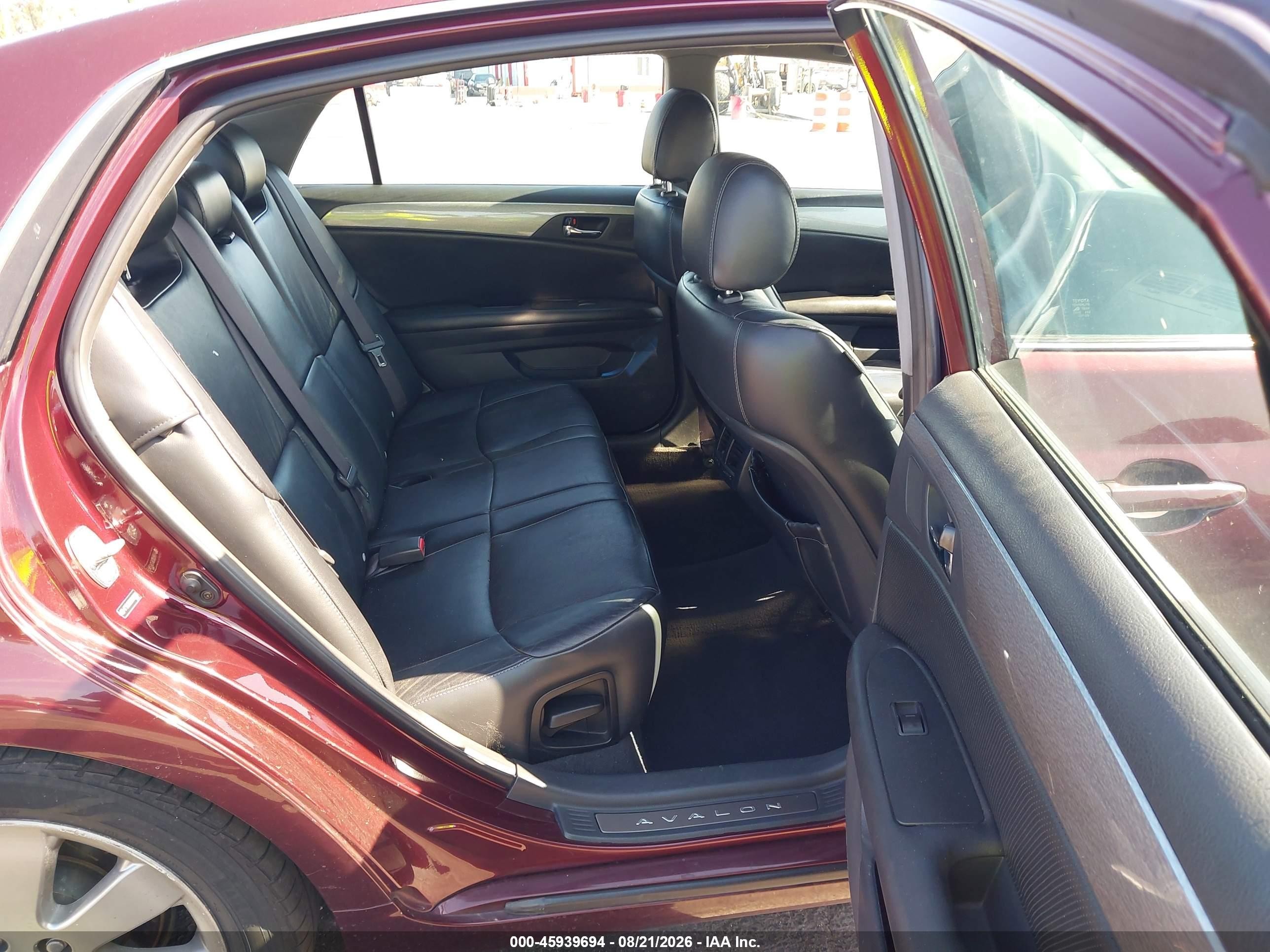 2006 Toyota Avalon Touring Burgundy vin: 4T1BK36B26U124314