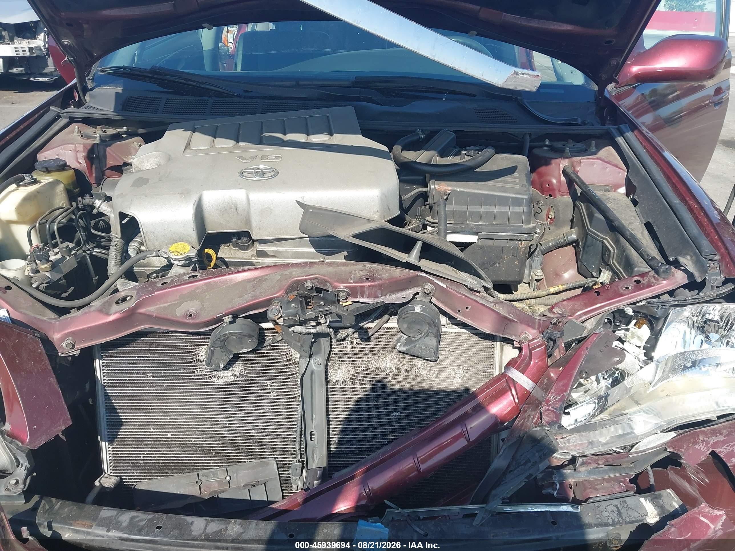 2006 Toyota Avalon Touring Burgundy vin: 4T1BK36B26U124314